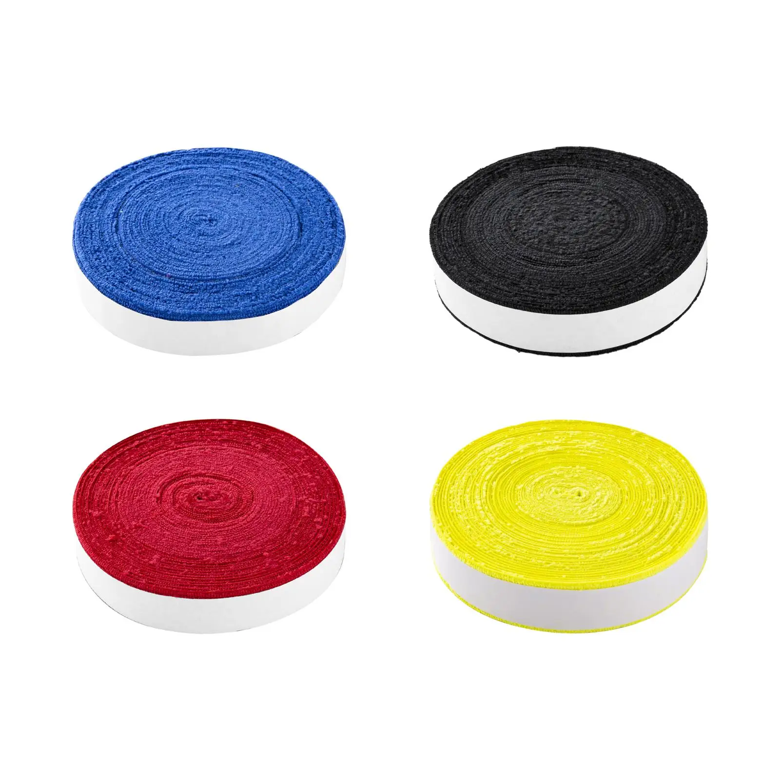 Tennis Racket Grip Tape Sweat Band Sweat Absorbing Nonslip Racquet Wrapping Tape Hand Glue for Baseball Squash Fishing Rod