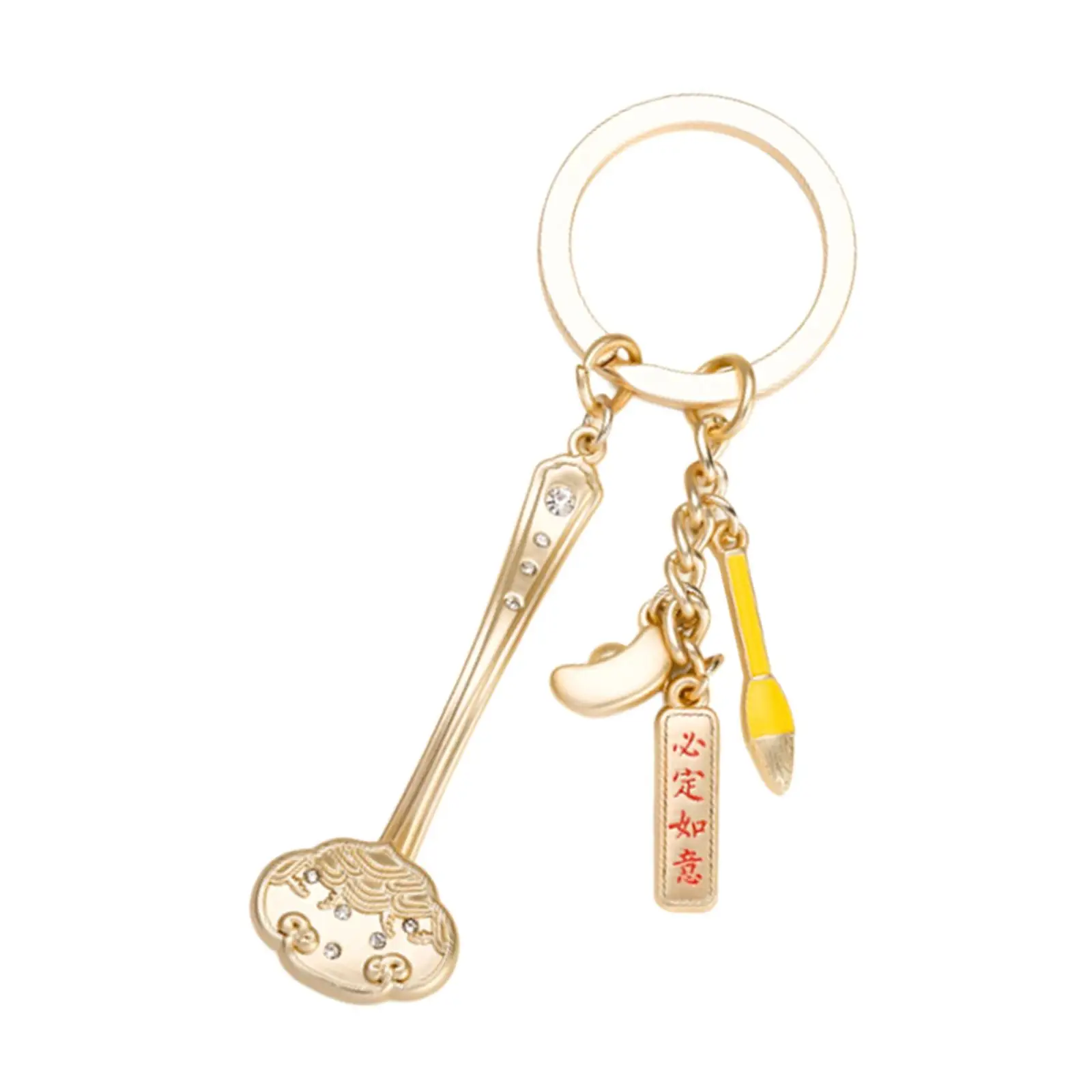 Keychain Clip Key Fob Bag Decoration Keyfob Gifts Lucky Sign Purse Bag Key for Women Men Boys