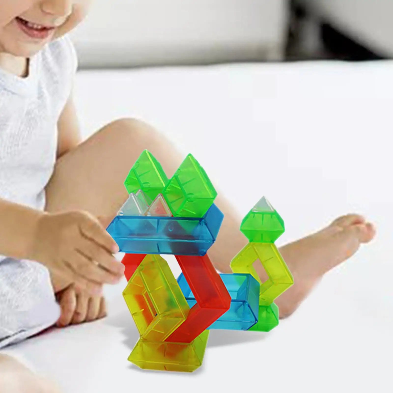 Toys Stacking Hand Eye Coordination imagination Balancing Montessori Wisdom Pyramids for Toddler