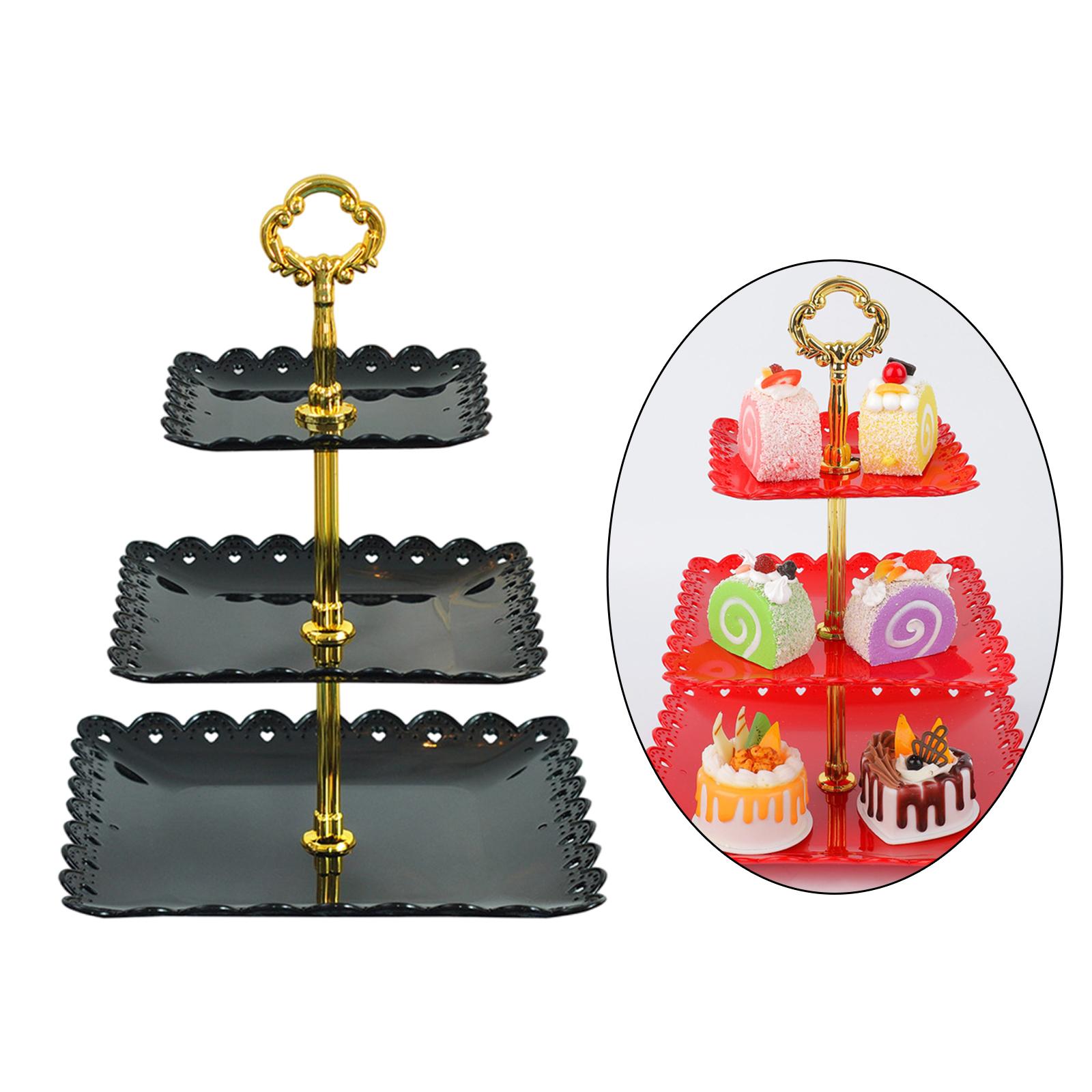 Multipurpose Cupcake Stand Pastry Serving Platter for Home Dining Table Birthday Party