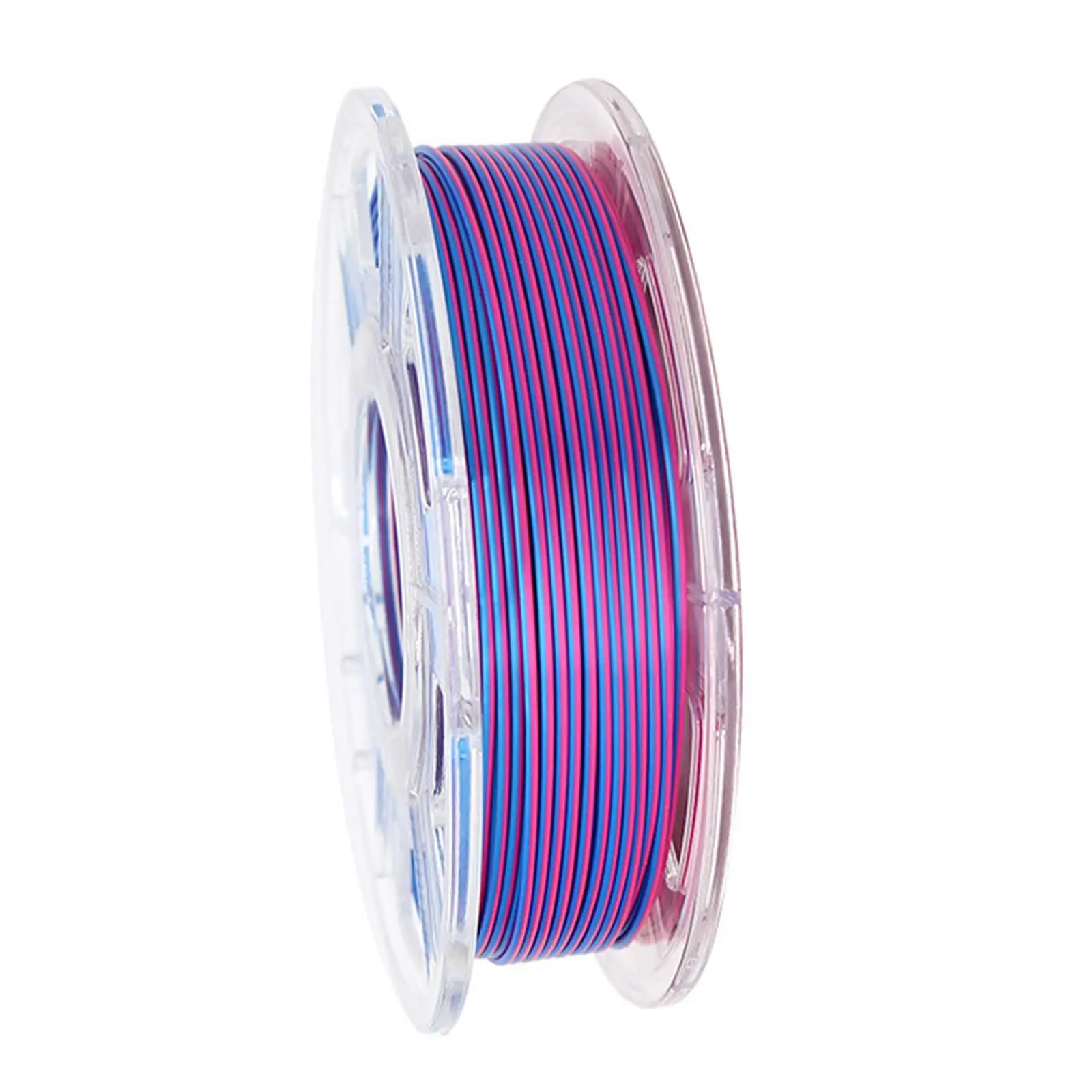 3D Double Colors Silk PLA Coextrusion Filament, 1.75mm 2 Colors Printing Silk PLA, Widely Fit for 3D Printer