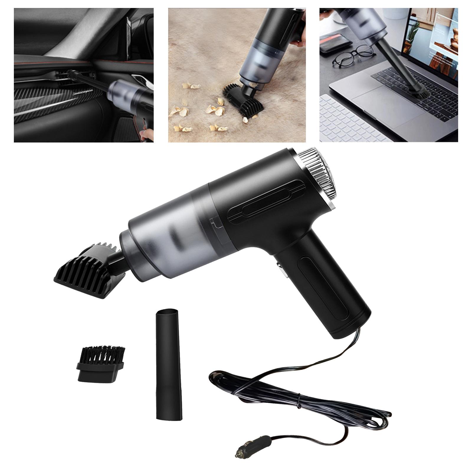 Hand Held Car Vacuum Cleaner 8000PA Suction Household Cleaning Rechargeable 2000mAh Battery 120W for Desktop Household Car Home