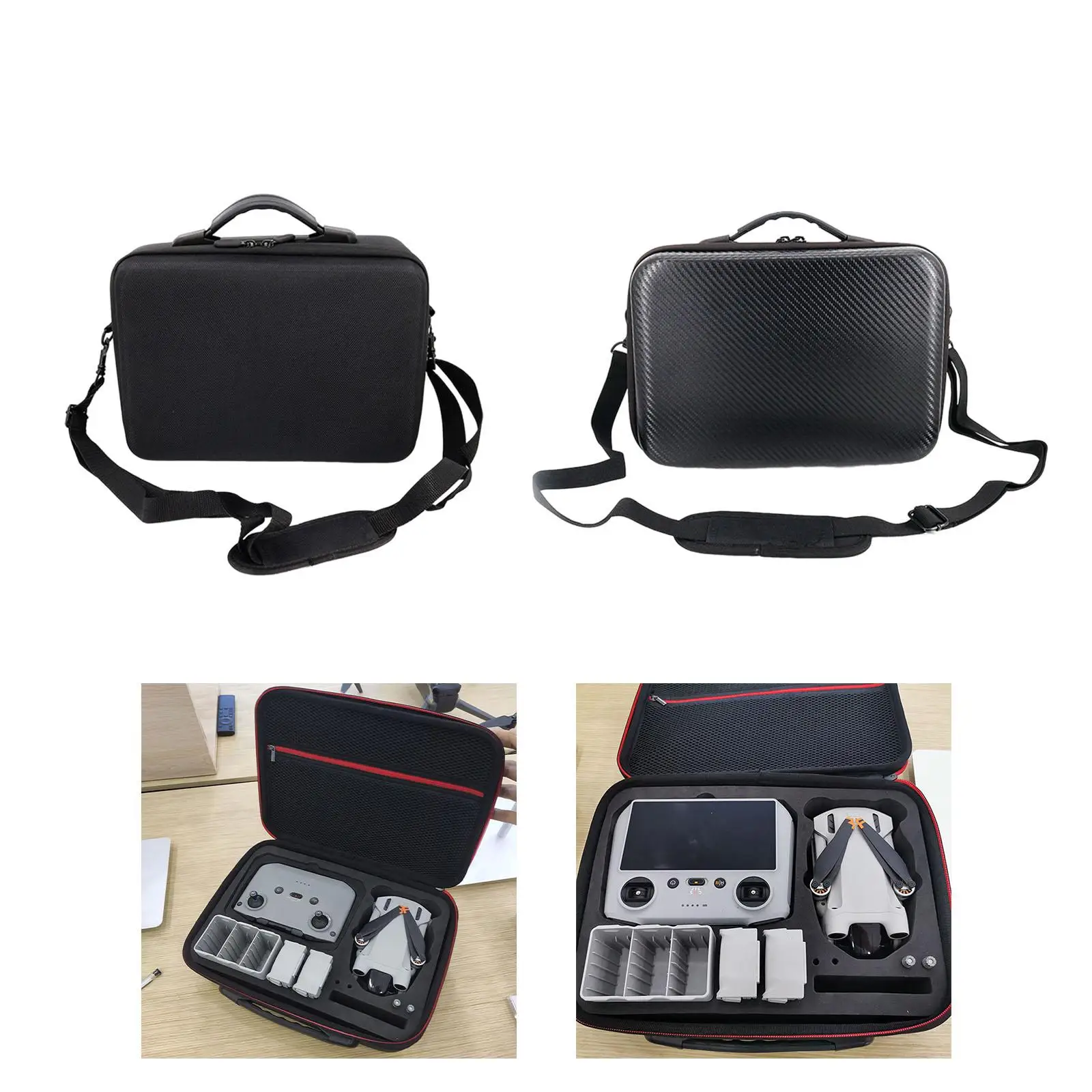 Carrying Case Protection Scratch Resistant Fittings Waterproof Strap Handbag for DJI Mini 3 Pro Drone Remote Controller Battery