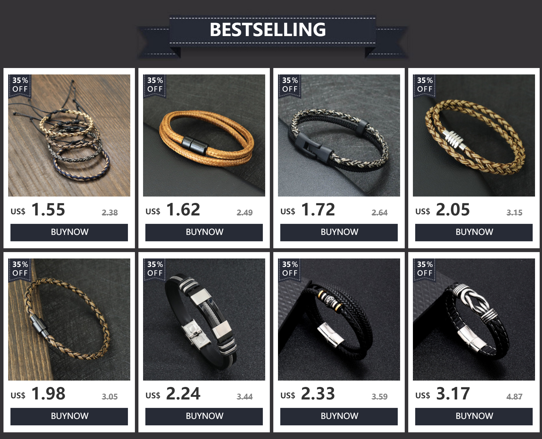 Neue Männer Leder Armband Doppel Sicherheit Magnet Schnalle Handgemachte Geflochtene Armband Freizeit Zubehör Pulsera Hombre Schmuck – Detail 1