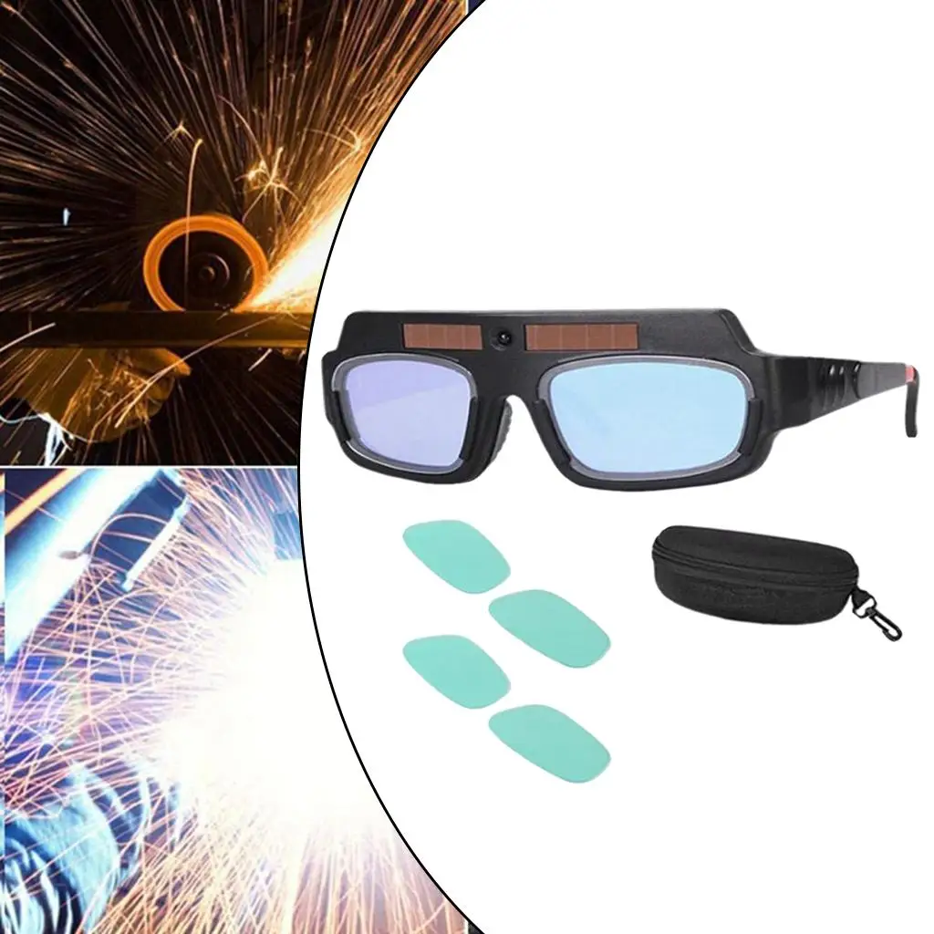 Auto Darkening Welding Goggles Welder Mask Welding Equipment Protect Eyes from Spark for Plasma Cut