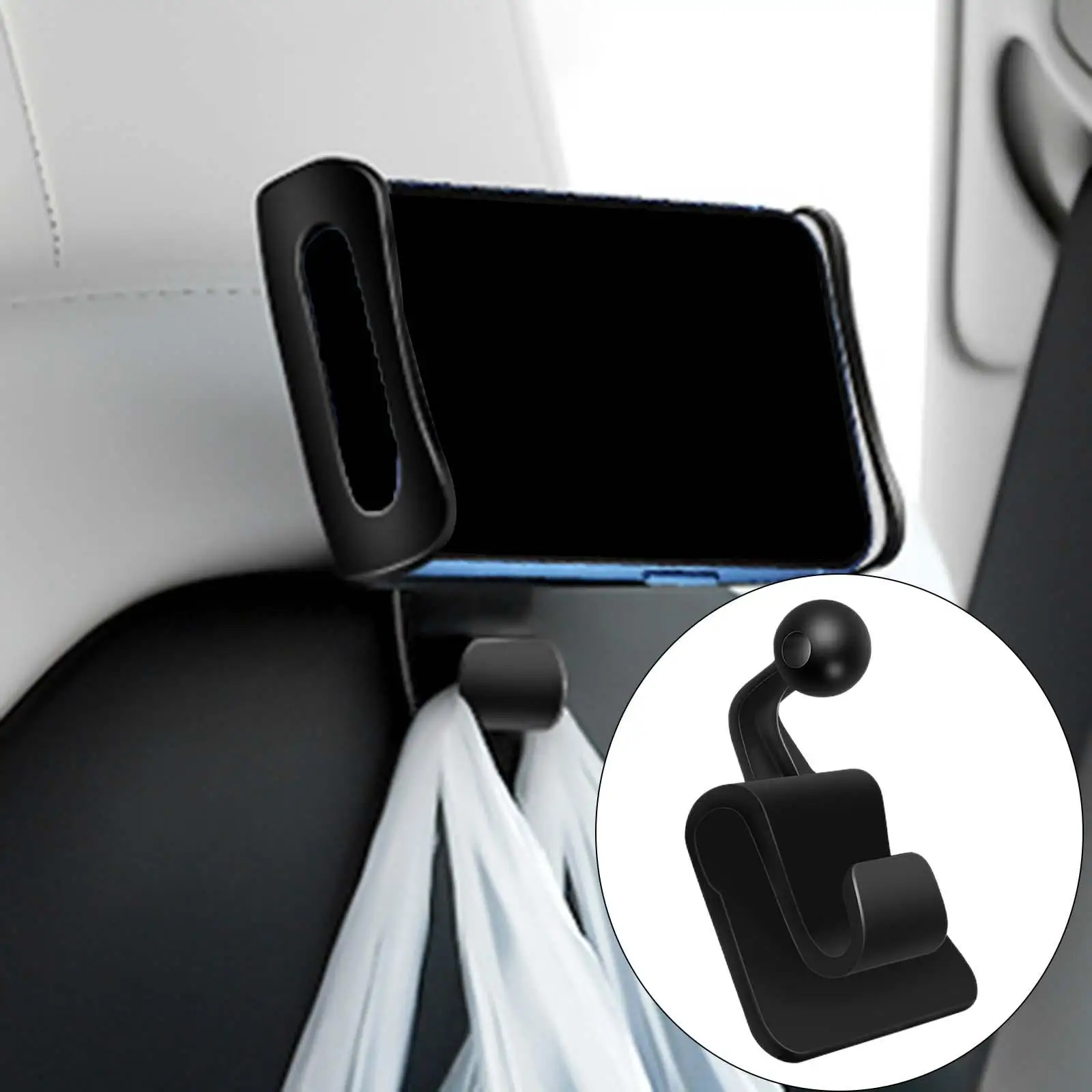 Car Rear Seat Tablet Holder Adjustable Fit for Tesla Model 3/Y Cellphone