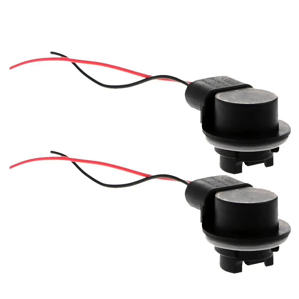 Baoblaze 2 Pieces 3156B Bulb Socket Car Light Harness Wire Plug Adapter