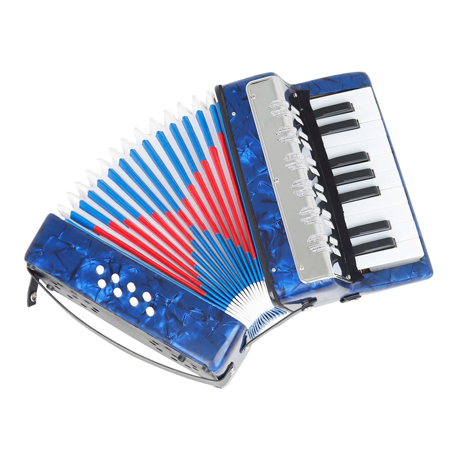 Title 4, Professional 17 Key 8 Bass Piano Accordion Keyb...