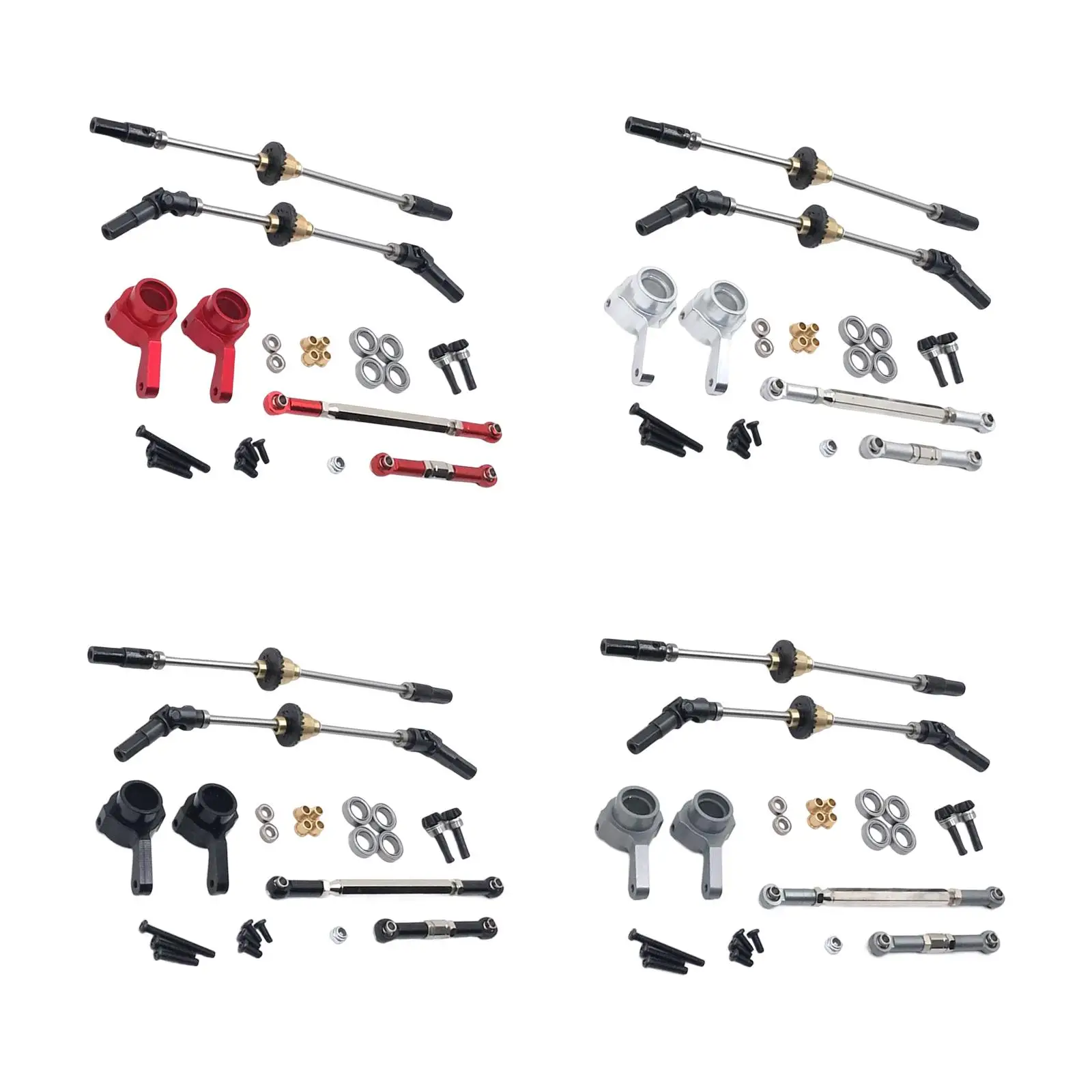 1/12 RC Cr Front Rer Bridge xle Kits Upgrde Complete Set for MN D90 D99S Crwler ccessories Prts