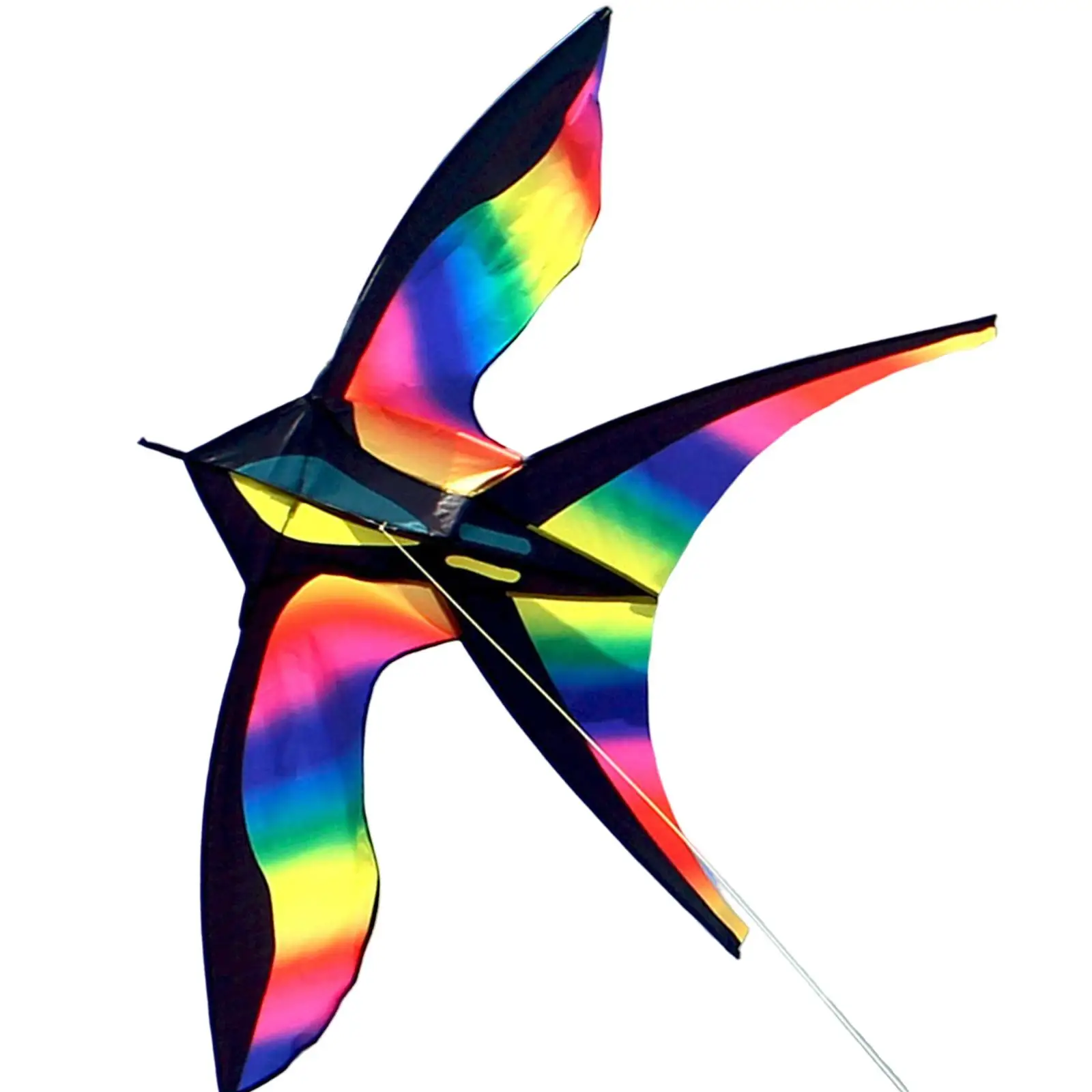 Giant Bird Kite Swallow Kite Single Line with String Huge Wingspan Easy to Fly Rainbow for Toy Beach Games Kids Adults Beginner