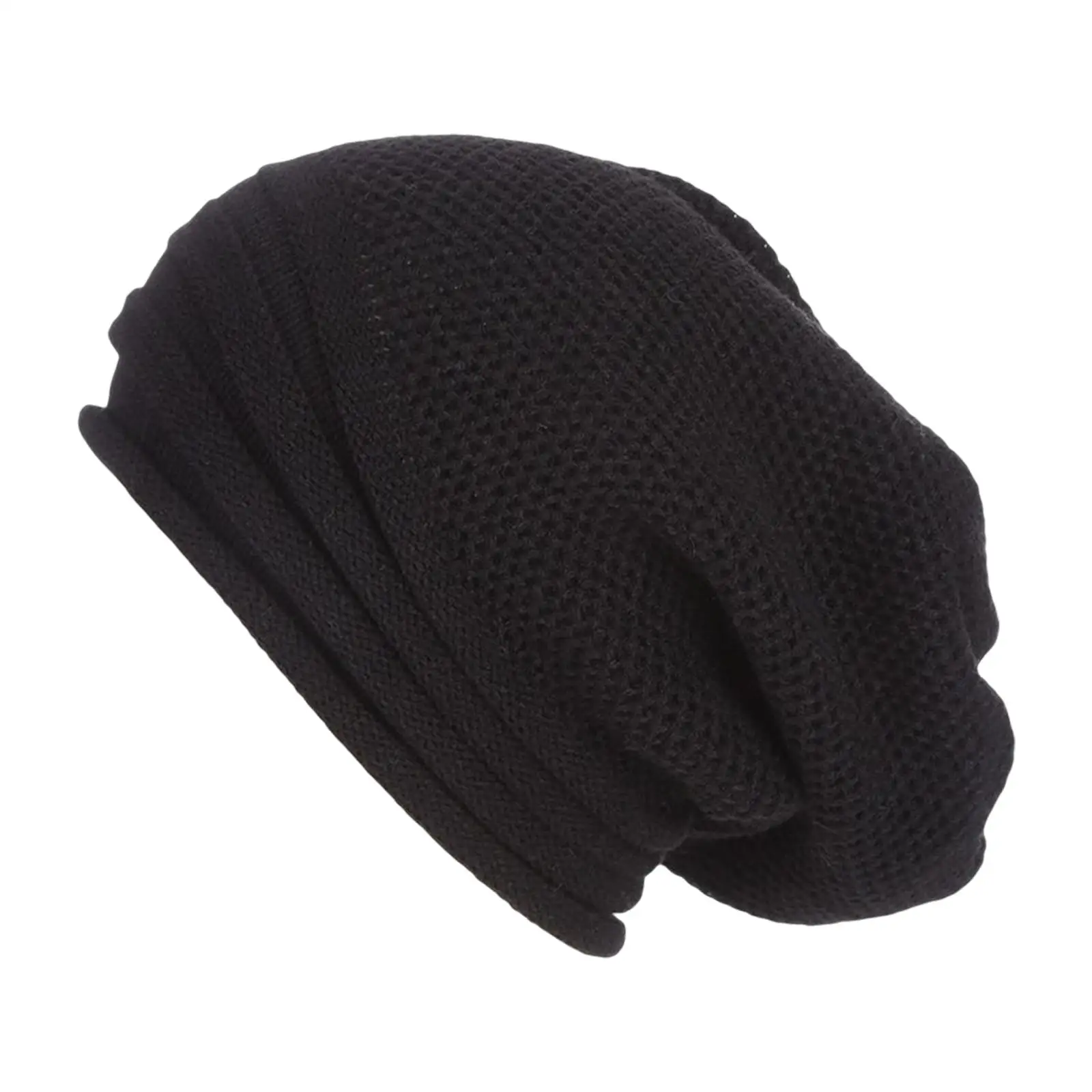 Casual Winter Beanie Hats Slouchy Thick Warm Knit Oversized Lightweight Soft for Running Sport Outdoor Adults Men Women
