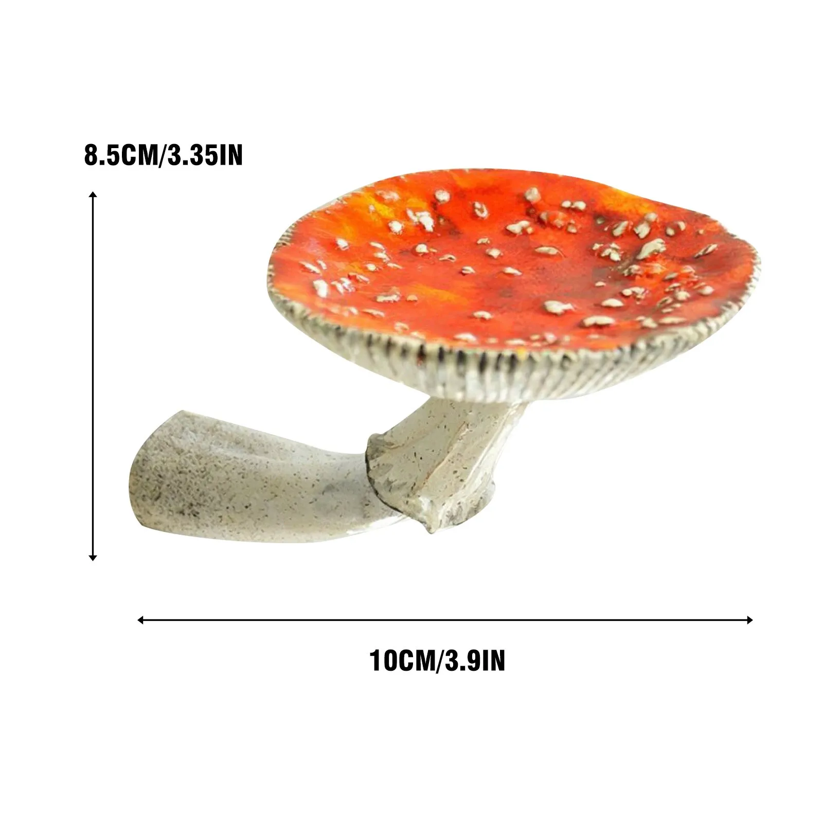 Mushroom Hanging Shelf Resin Wall Floating Shelf Amanita Mushroom Shape Home Decor Ornaments for Wall Hanging Shelves 2022