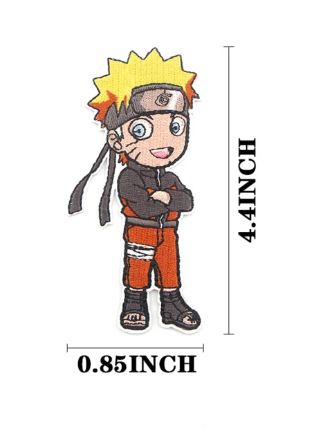 Patch Bordado Termocolante Naruto - Símbolo Uzumaki