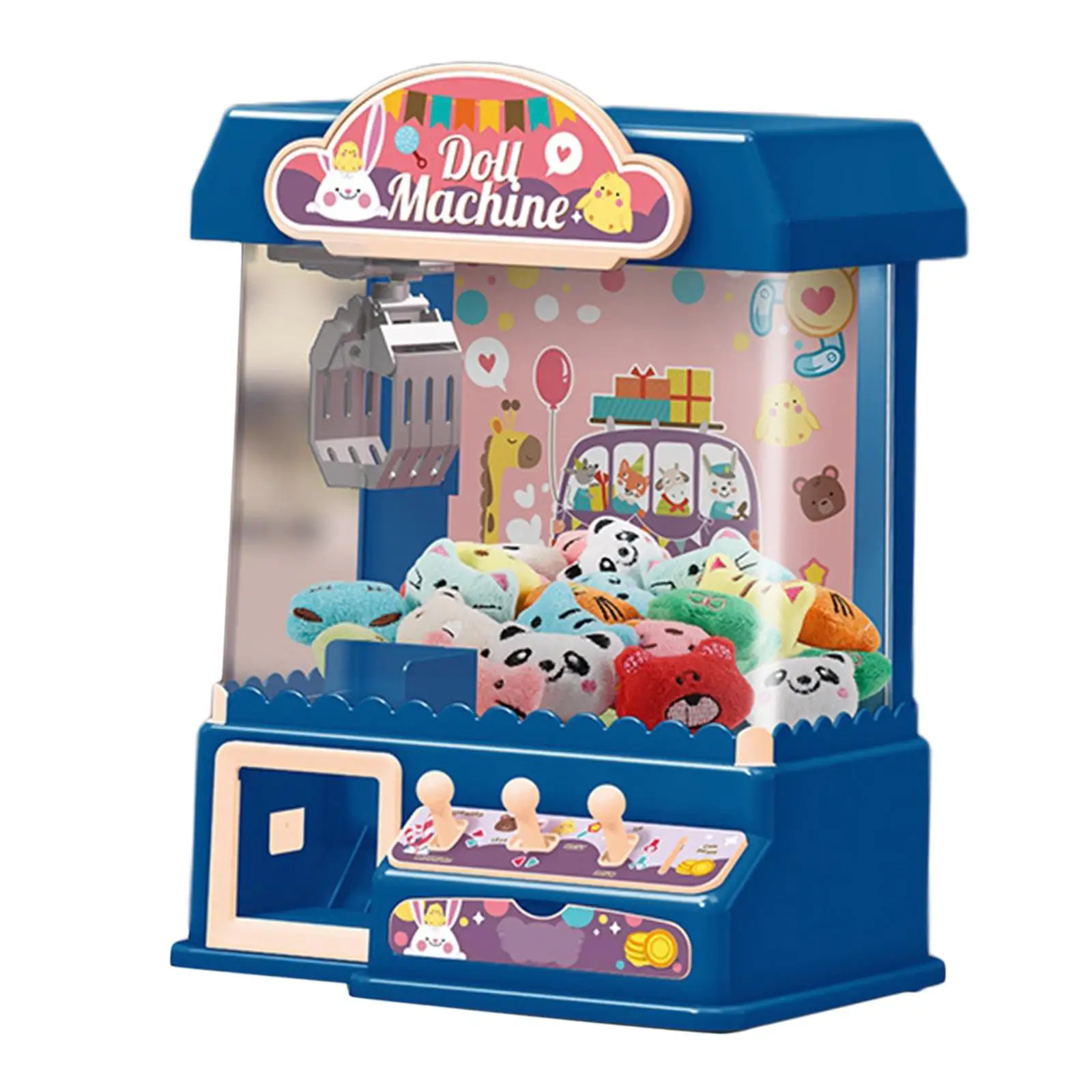 Candy Grabber DIY Doll Claw Machine Toy Manual for Festival Outdoor Garden