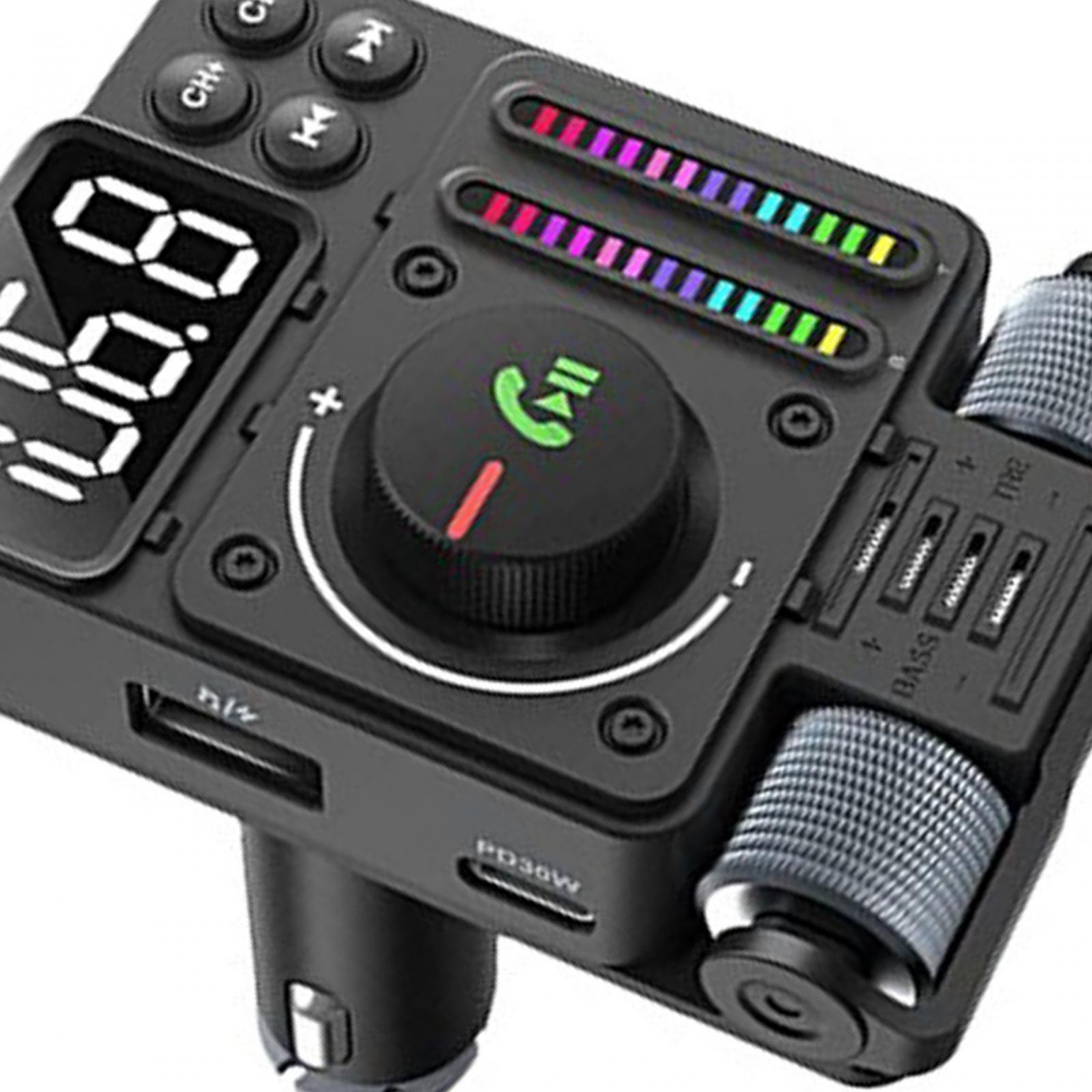 FM Transmitter USB Charging Easily Install Direct Replaces Accessories