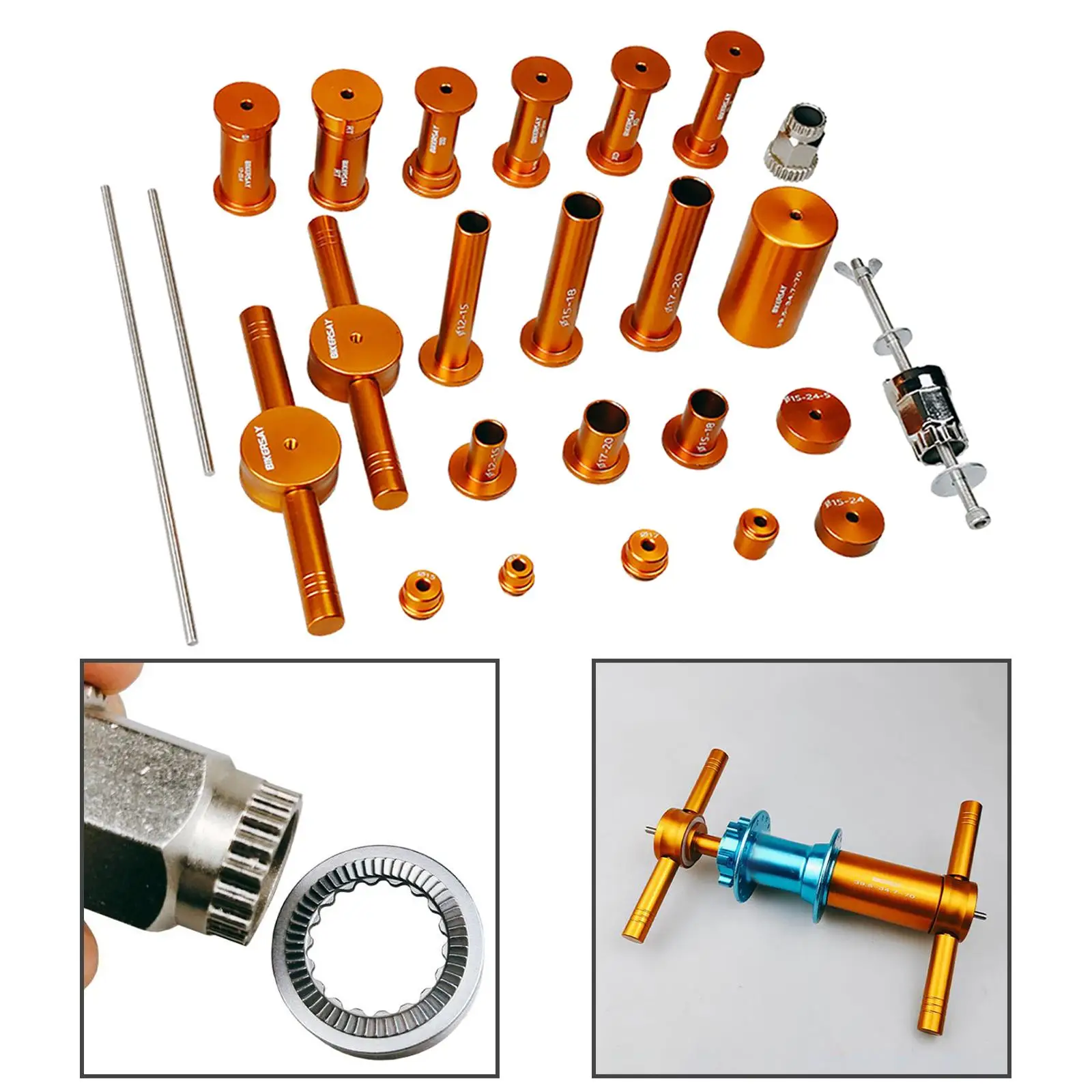 Bearing Loading and Unloading Set Durable Metal Freehub Remover Professional