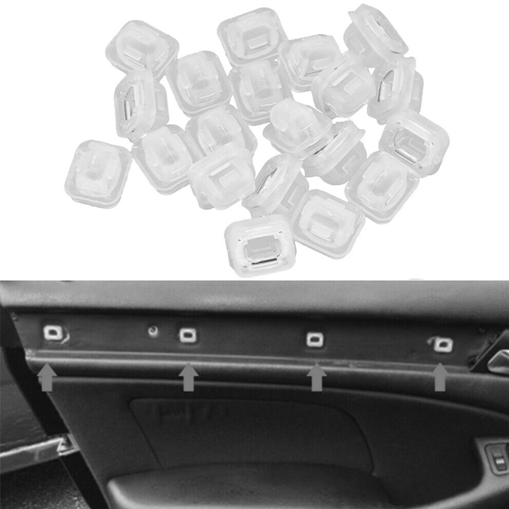 10 Stück Türverkleidung Clips Kunststoff Türverkleidungsklemme für BMW 3er E46 E90 E91 E92 E93 X5 E53 – Detail 2