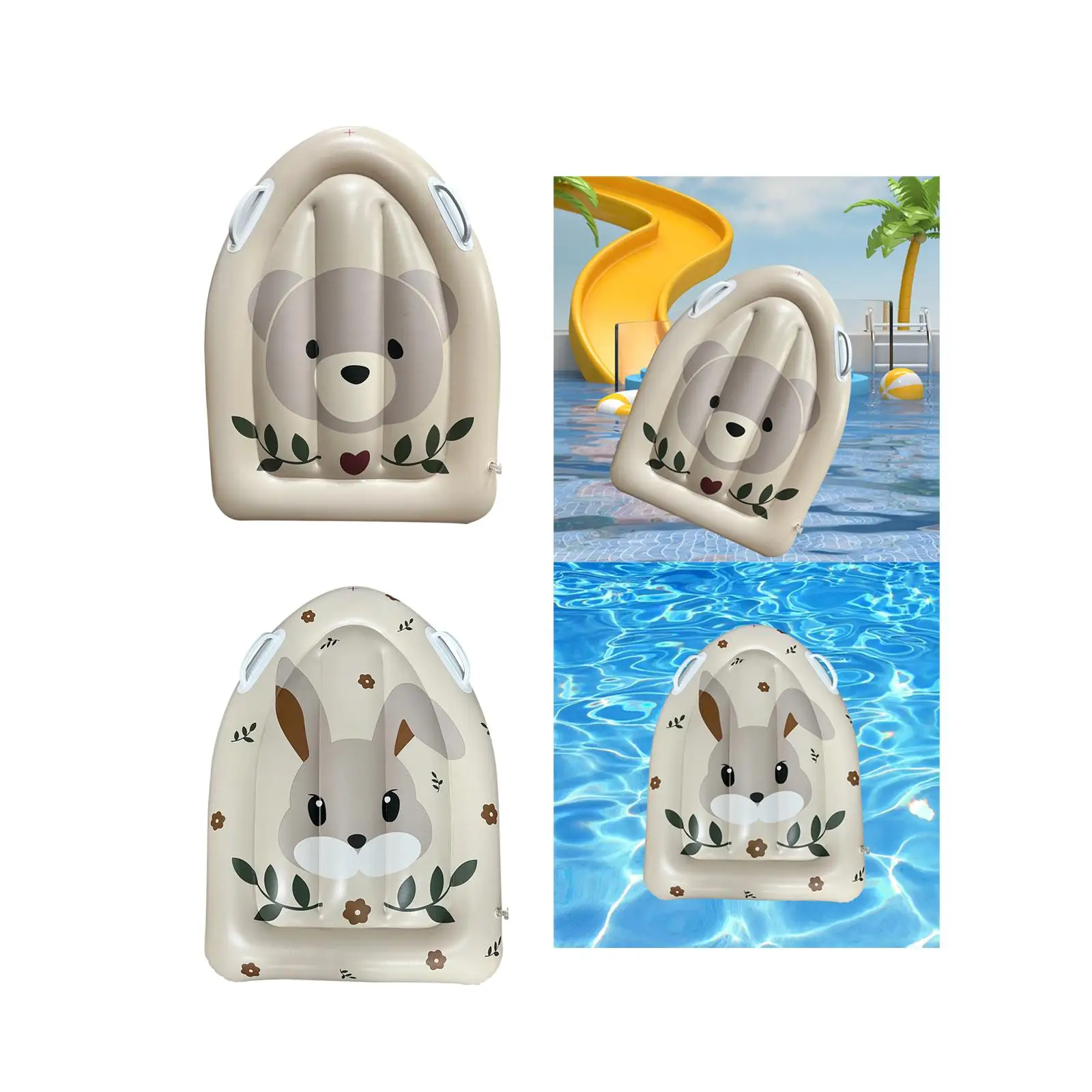 Inflatable Surfboard for Kids Soft Summer Floating Water Toys Beach Float Pool Floats Learning Swimming Surf Board for Beach