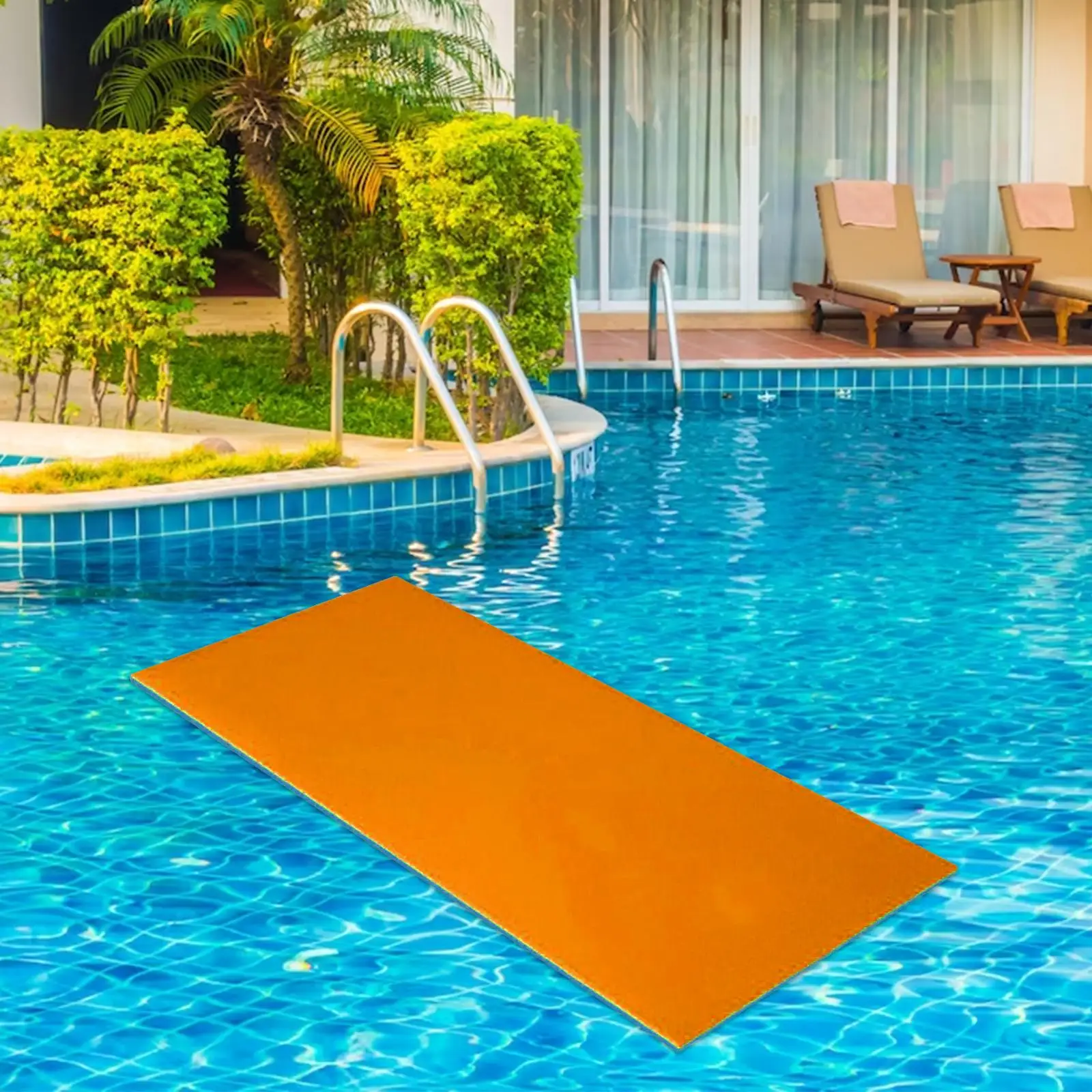 Water Float Mat Portable XPE Unsinkable Relaxing Drifting Mattress Foam Floating Pad for Beach Swimming Pool Summer