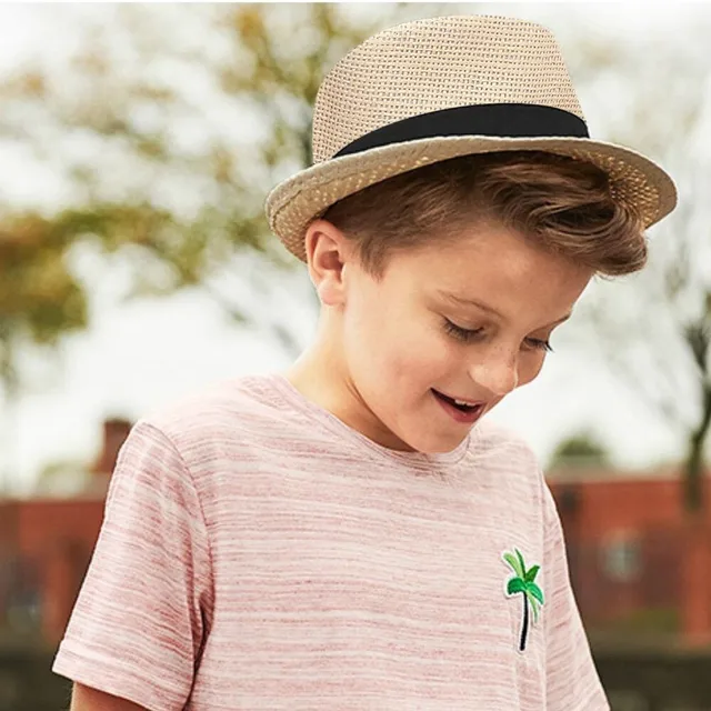 Sombrero de verano para niños Sombrero de paja para niños Sombrero Trilby  para niños -  España