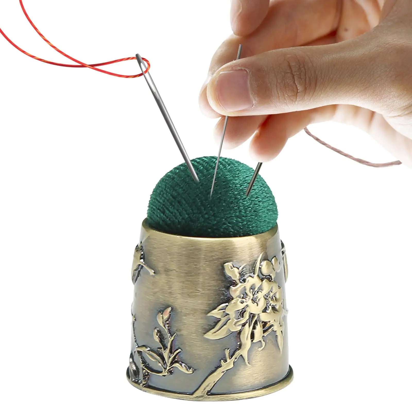 Pin Cushion Pillow Sewing Pin Holder Needle Felt Pin Cushion Portable Vintage Pins Holder for Embroidery Needlework Sewing Tool