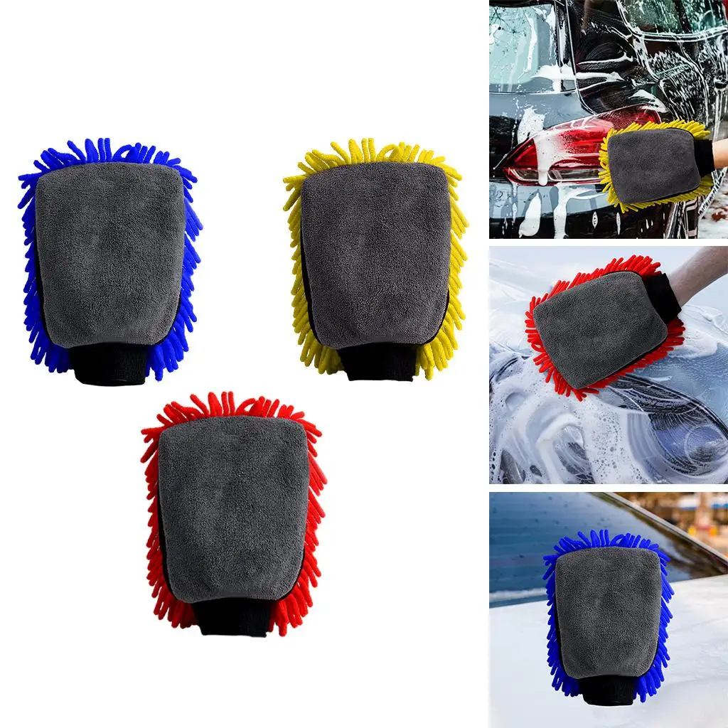 Car Wash Car Washing Glove Fits for Boats Maintenance Cleaning Tool