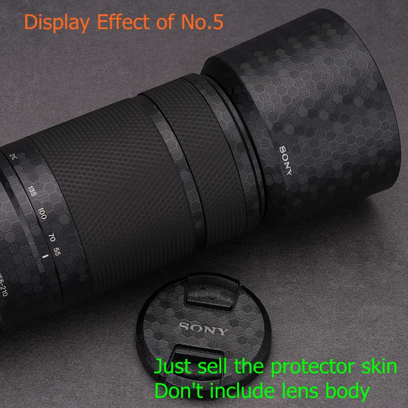backdrops for photos SEL55210 Camera Lens Sticker Coat Wrap Protective Film Body Decal Skin For Sony E 55-210 55-210mm F4.5-6.3 OSS E55-210 E55-210MM photography umbrella kit
