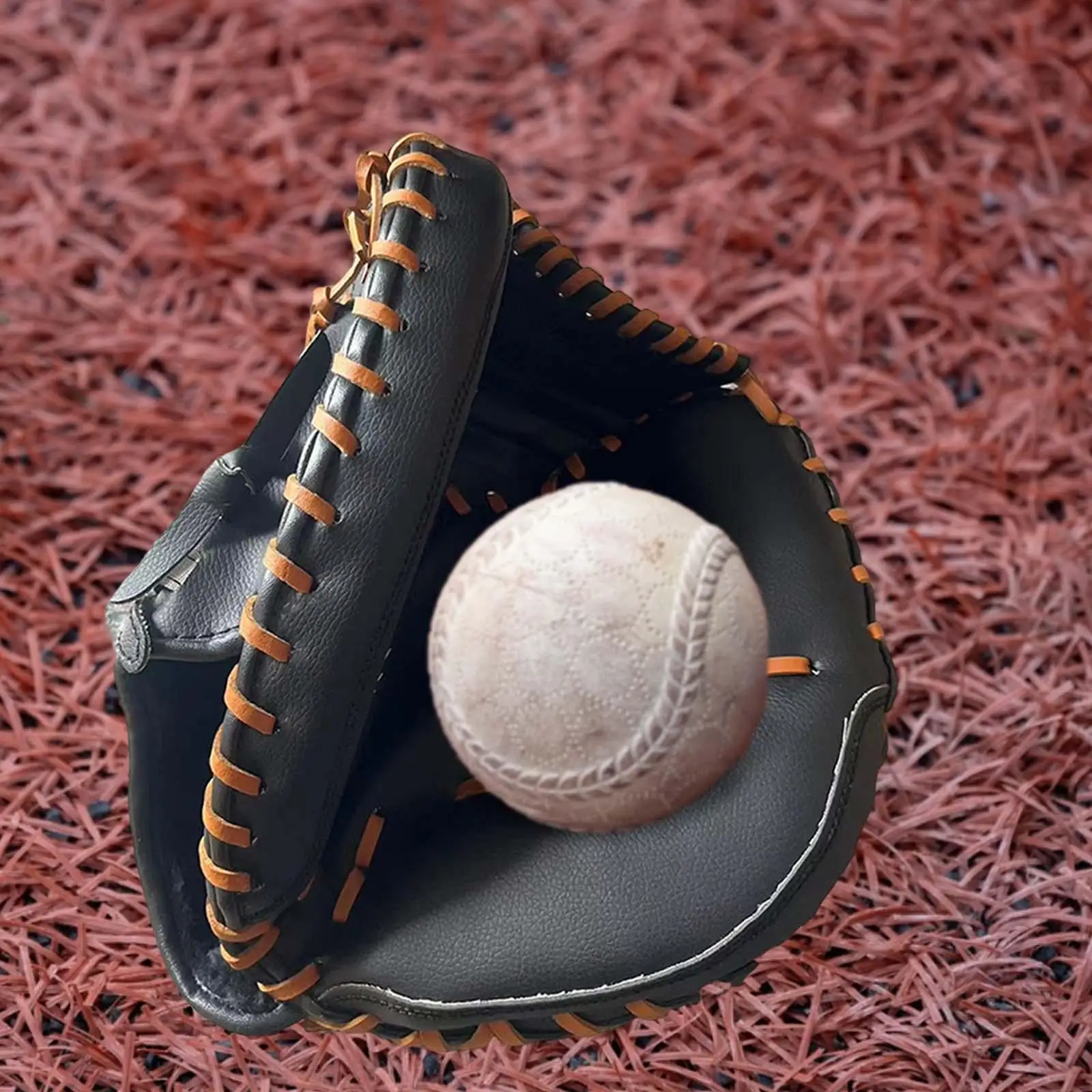 Thickened Baseball Glove Softball Mitt Flexibility Outfield Gloves Left Handed Comfortable PU Catcher Mitts for Training Match