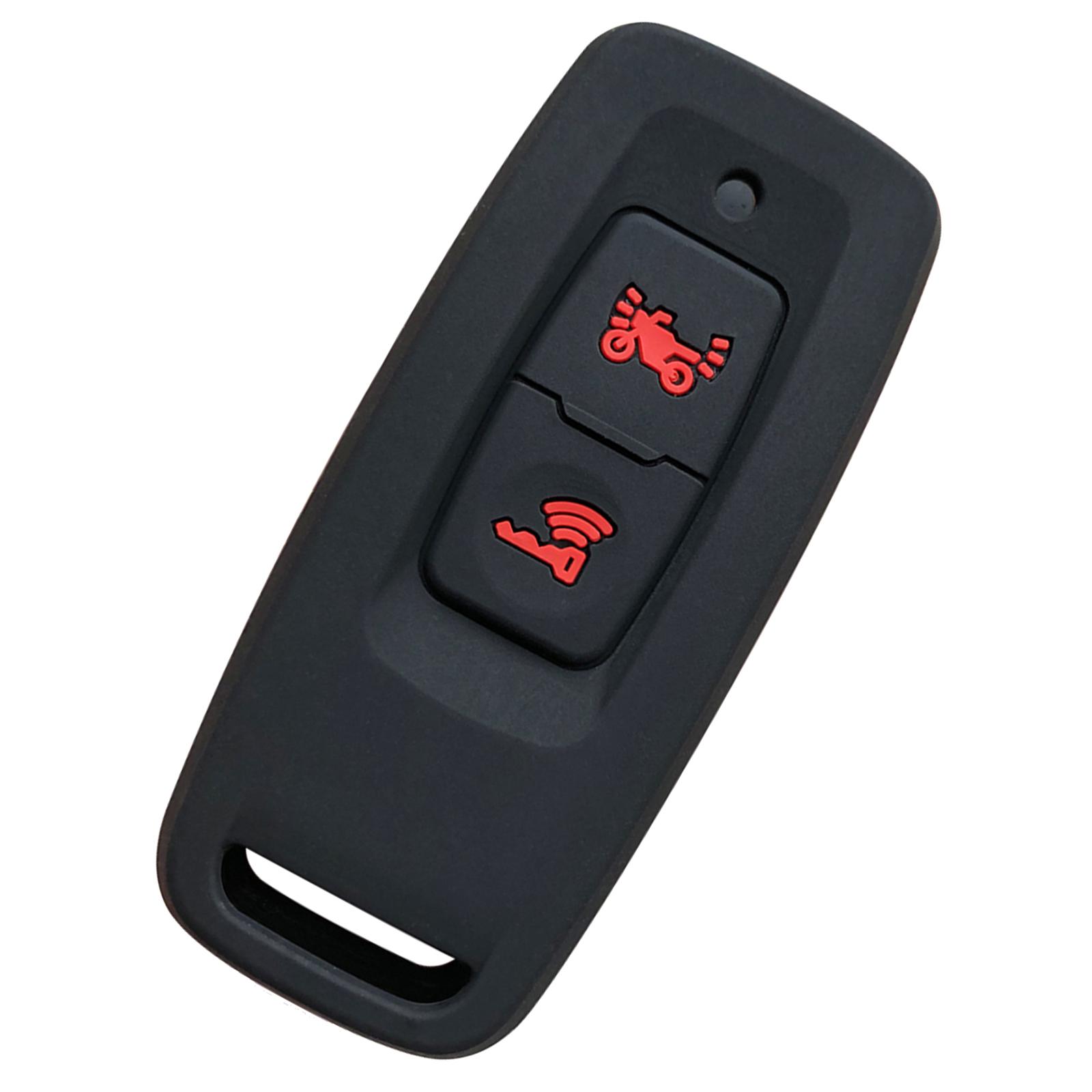 Silicone Key Cover Protective Key Chains 2 Button Key Ring Durable Key Case for Honda Pcx150 Xadv750 SH300 Motorcycle Gift