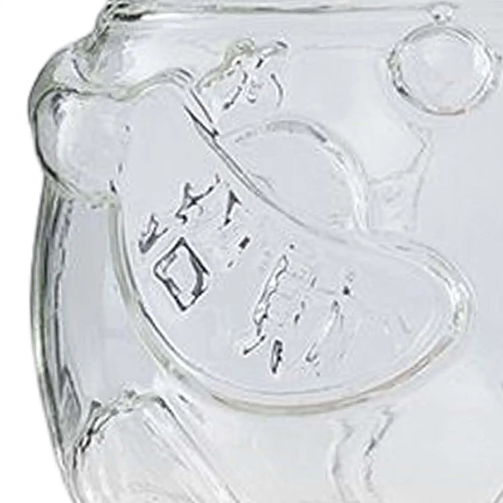 Clear Glass Lucky Cat Piggy Bank Saving Money Box Decoration Ornaments Crafts for Gift