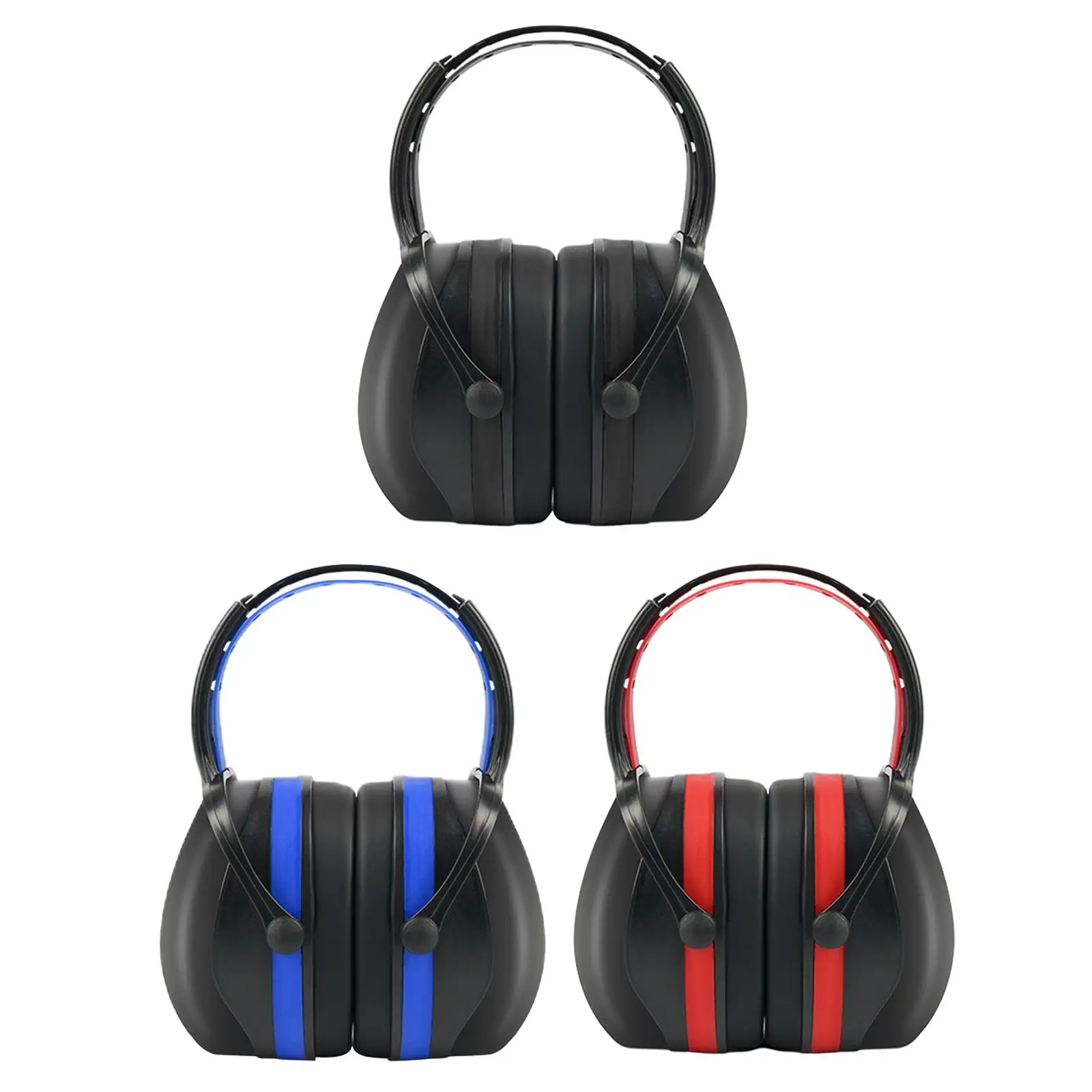 Hearing  Safety Ear Muffs Folding-Padded Noise-Reducing Ear Cups Hearing Protectors for Manufacturing Adult Children