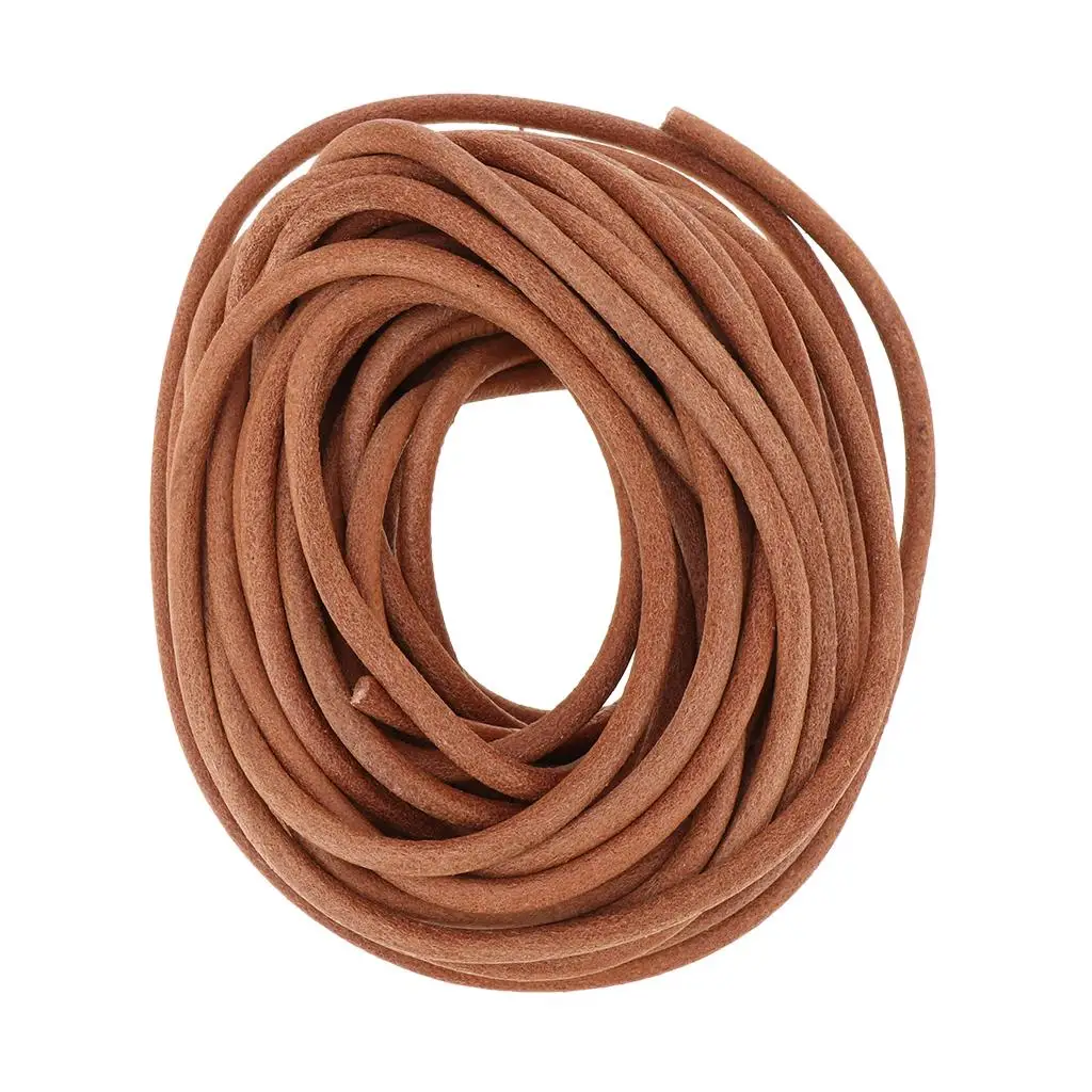 1 Roll  Jewelry PU Leather Cord, 10 Meters 5mm, 6mm, 8mm Diameter