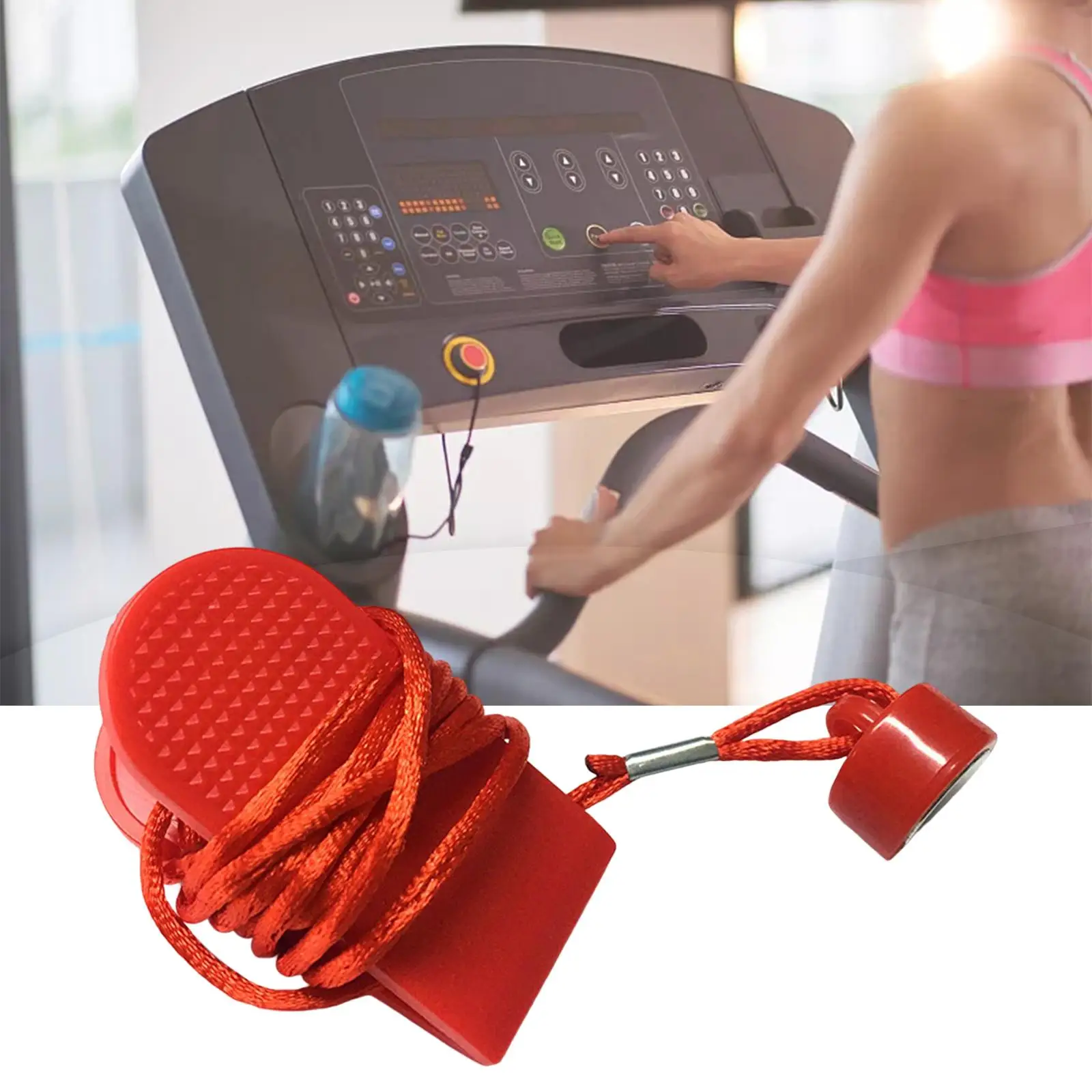 Treadmill Safety Key Magnet Lightweight Universal Security Lock Tool for Running