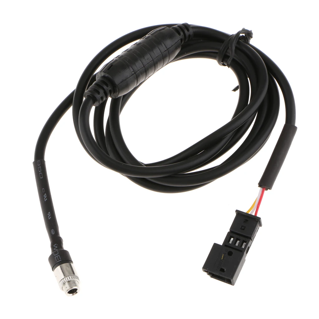 Car 3.5MM Female AUX Audio Adapter Cable for BMW E39 E53 X5 IPod MP3