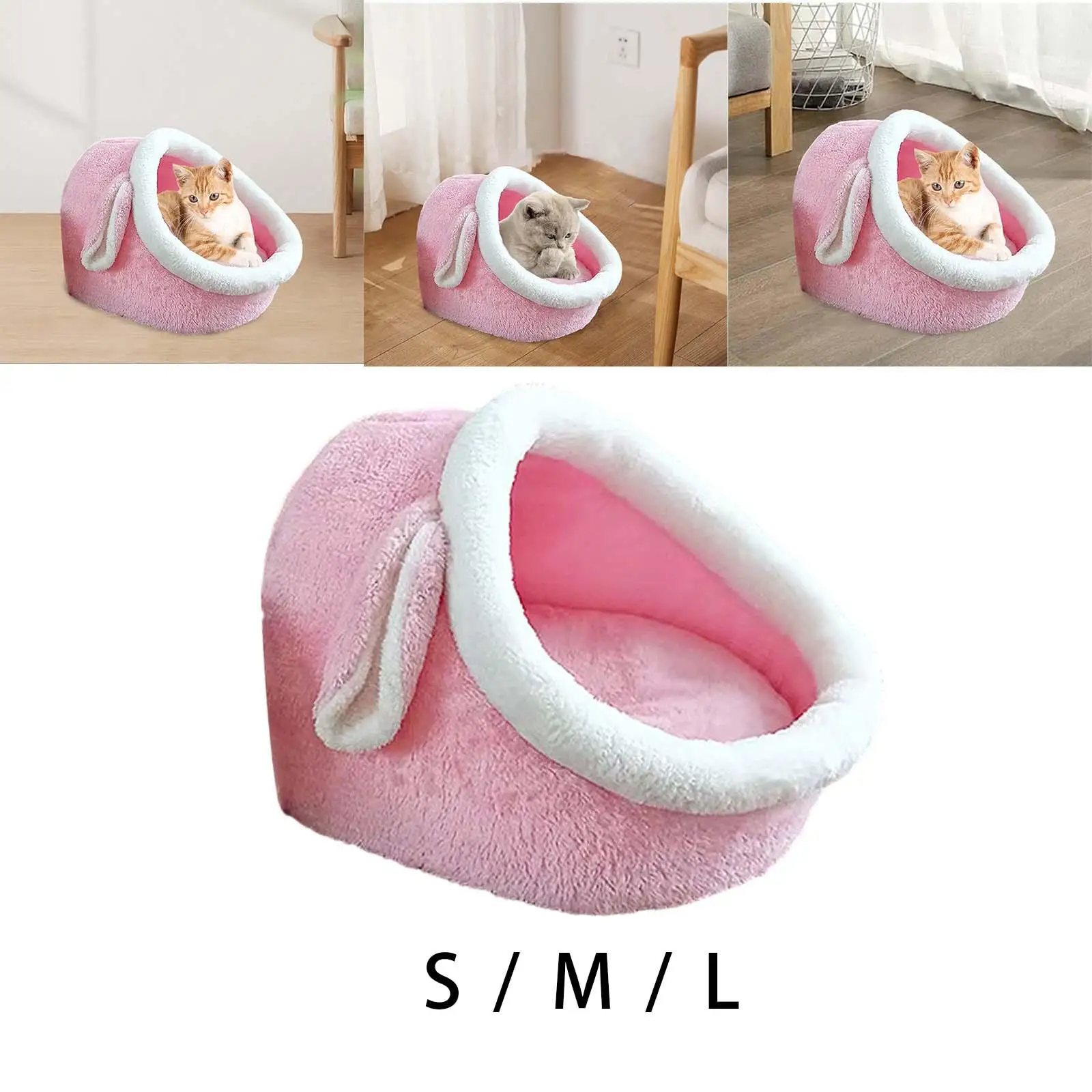 Cat Bed Anti Slip Bottom Warm Dog Cave for Cats or Small Dogs Puppy Kitten