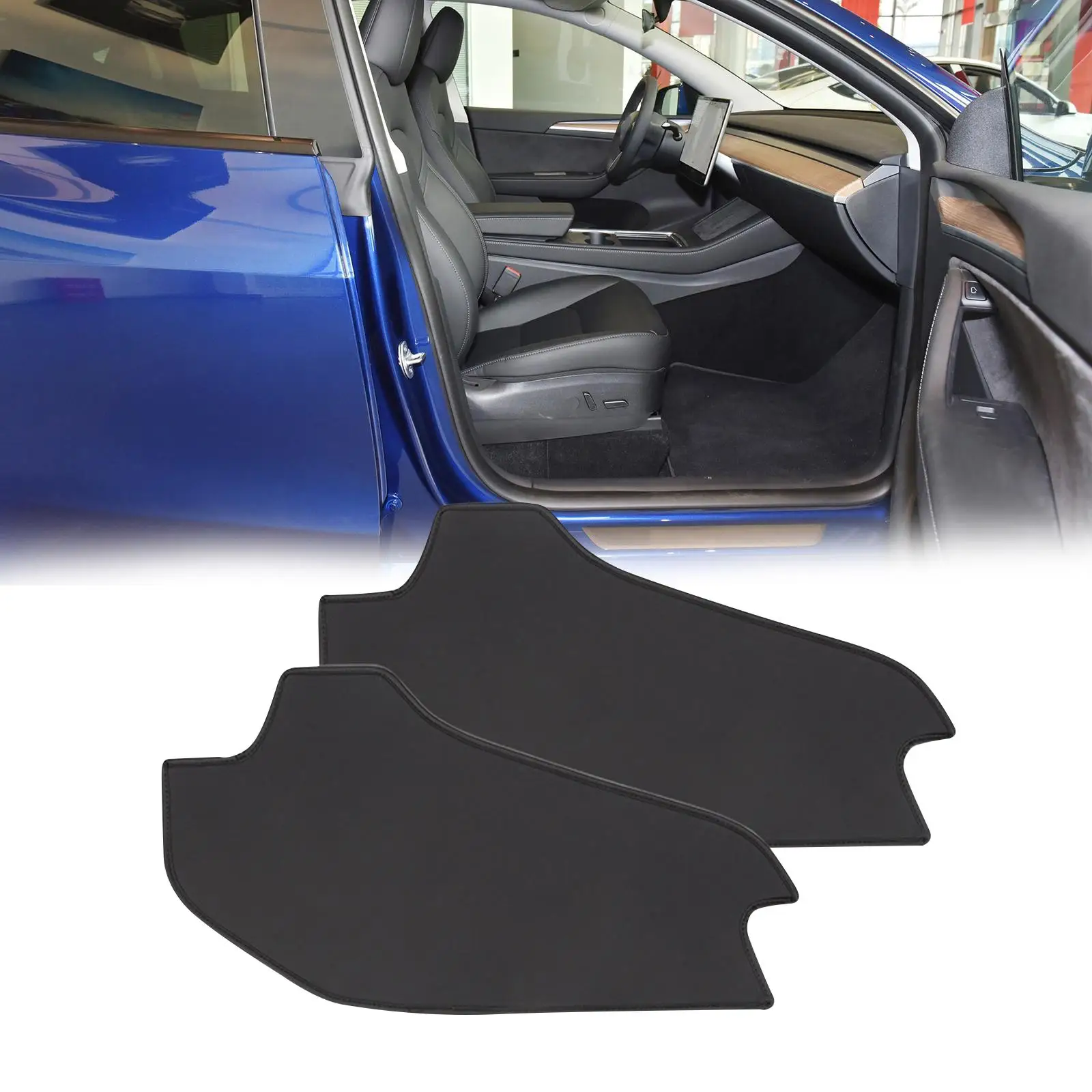 2Pcs Central Control Anti Car Interior Accessories Anti Kicking Pad