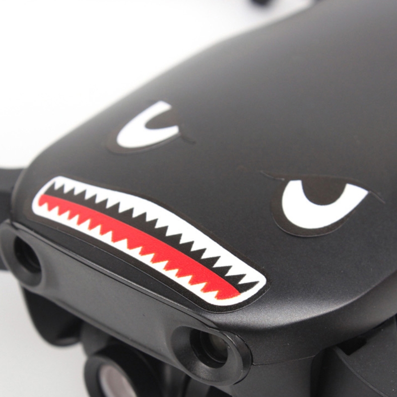 Aufkleber-Aufkleber, Hautschutz, Hai-Klebe-Kunst-Aufkleber, wasserdicht, stoßfest, für den Außenbereich, für Mavic Mini 2-Drohne – Detail 5