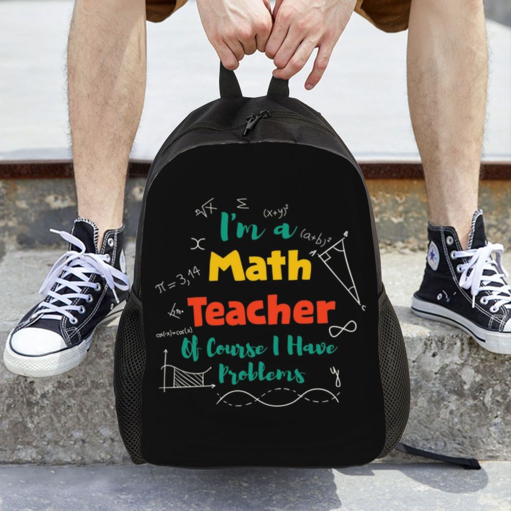 Math Teacher Bag, School College Bag, Mathematics