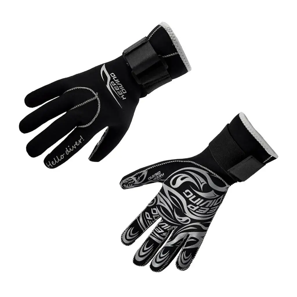 3mm Skid-Neoprene Wetsuit Gloves Swimming Diving Surfing Thermal Glove