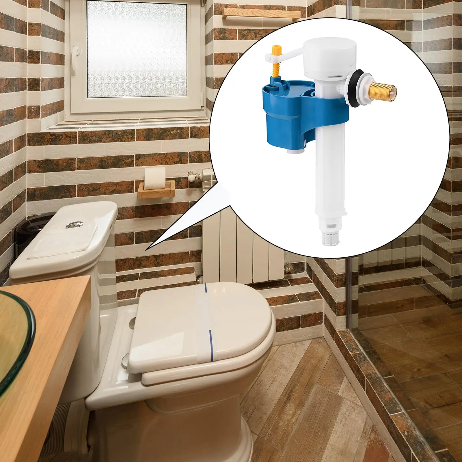 Toilet Flush s Brass Shank Horizontal Inlet for Toilet Tanks