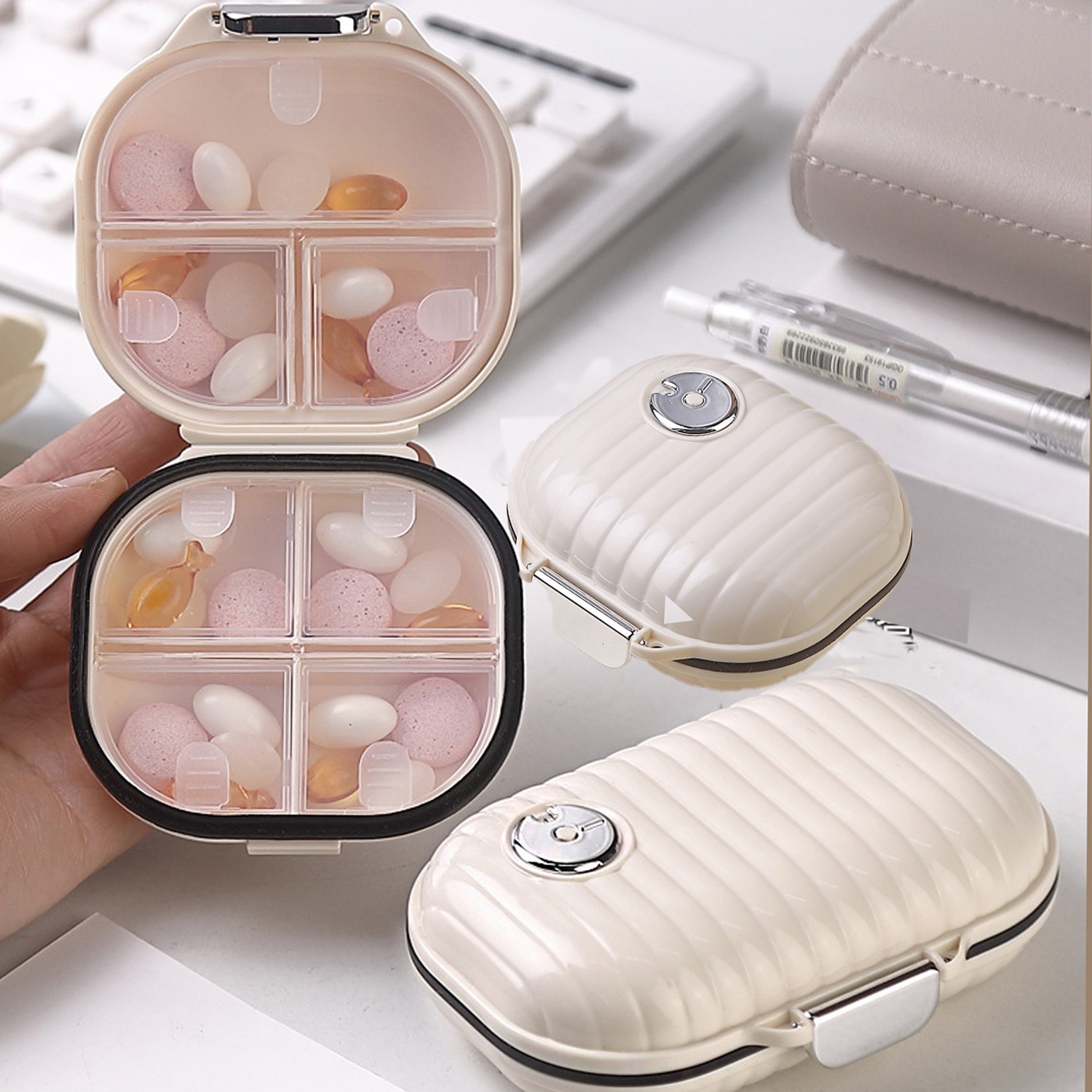 Best of Pill Box Travel Mini Pill Box Lightweight 7 Compartment Medicine Pill Case Pill Box Medicine Organizer Medication Pill Organizer Reviews & Tips