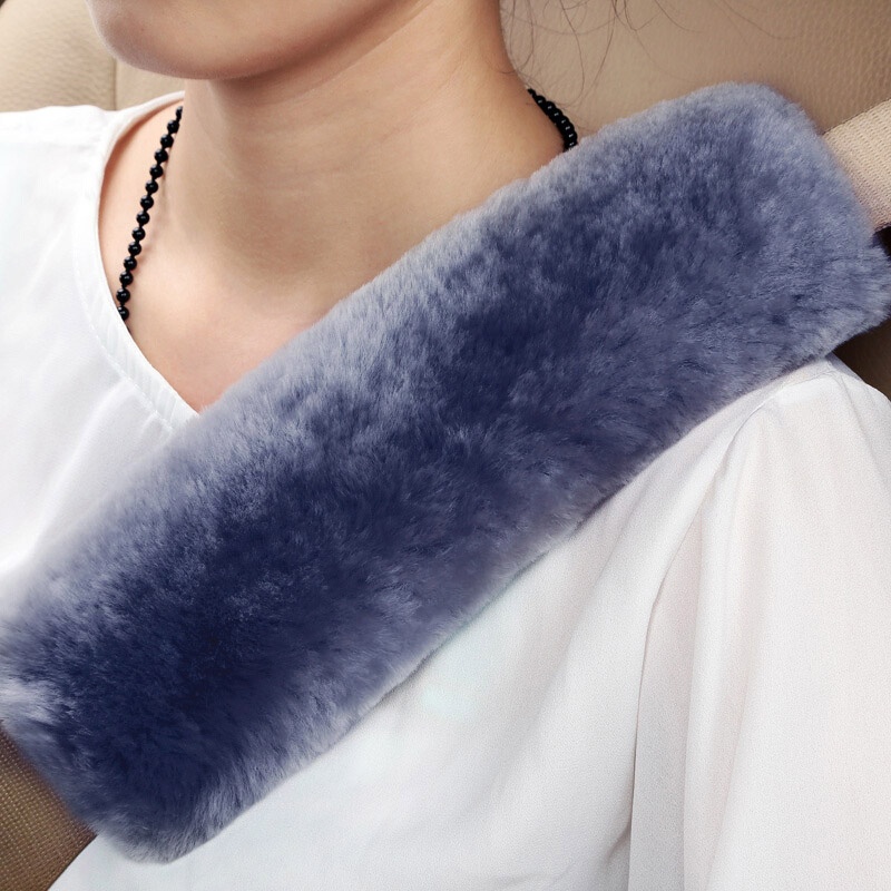 Car Seat Belt Cover Shoulder Warmer Pad - Lifestyle Shot