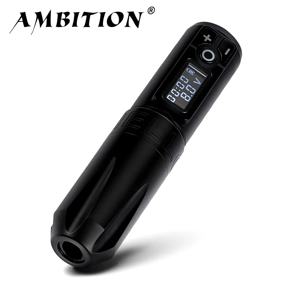 Best of Ambition Trident Portable Wireless Tattoo Pen Machine Lithium Battery Power Charge Supply 1950mAh LED Display Tattoo Equipment Reviews & Tips