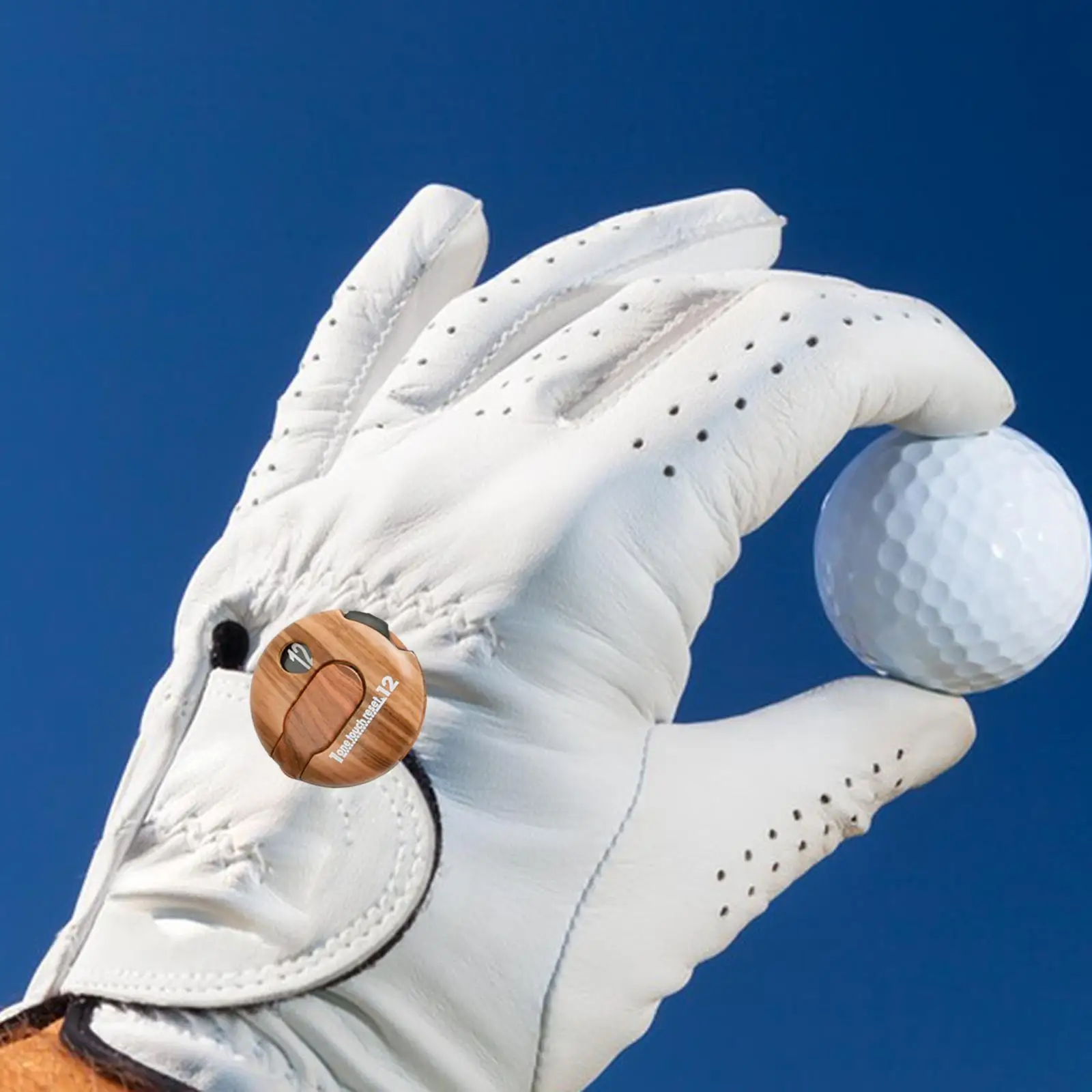 Mini Golf Score Stroke Counter Scorekeeper Scoring Keeper with Hat Clip up to 12 Shots Score Golf Stroke Counter Golfer Gift