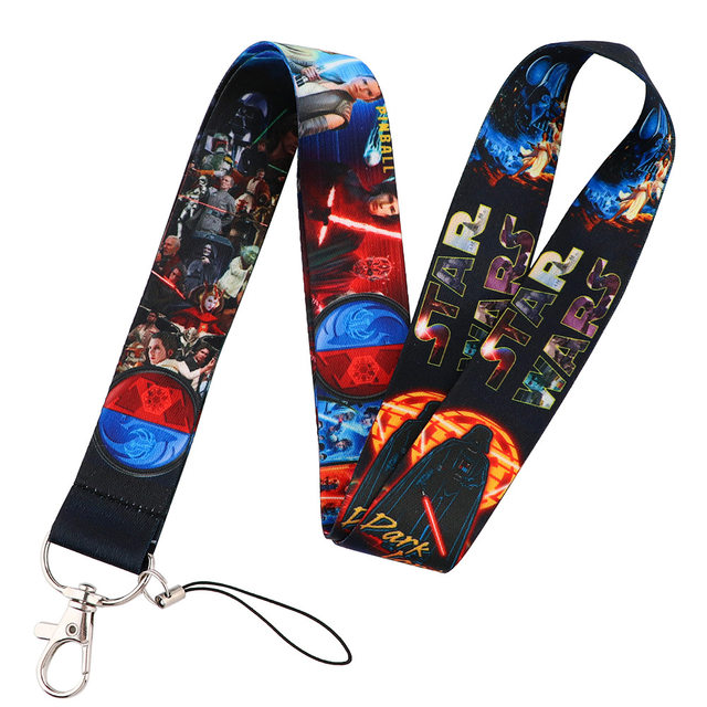  Star Wars Lanyard, Badge Holder Charm, Star Wars The Child  Chibi Pod Pose This Is The Way, Elastic