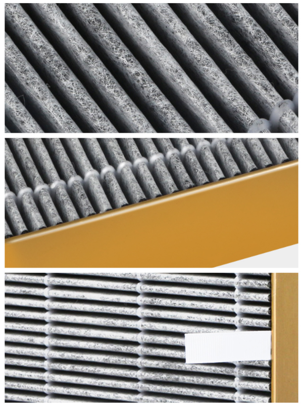 Suitable for Midea Air Purifier KJ20FE-NH1/NH2/NH3 Filter KJ200G-D41/C42 Element 310*242*35mm Air Clean