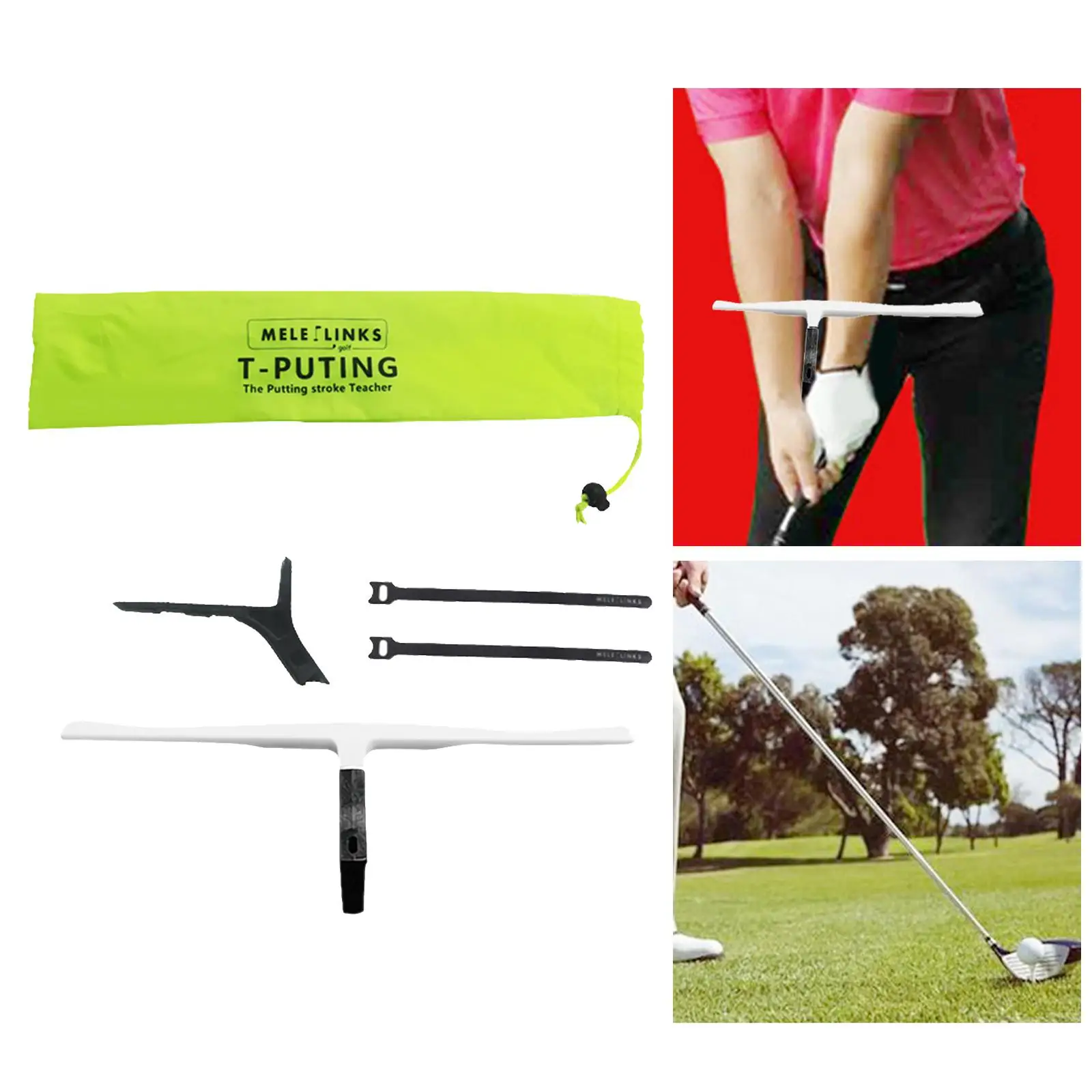 Multipurpose Golf Putter T Putting Alignment Training Golf Swing Training for Game Home Golf Training Devices Golf Accessories