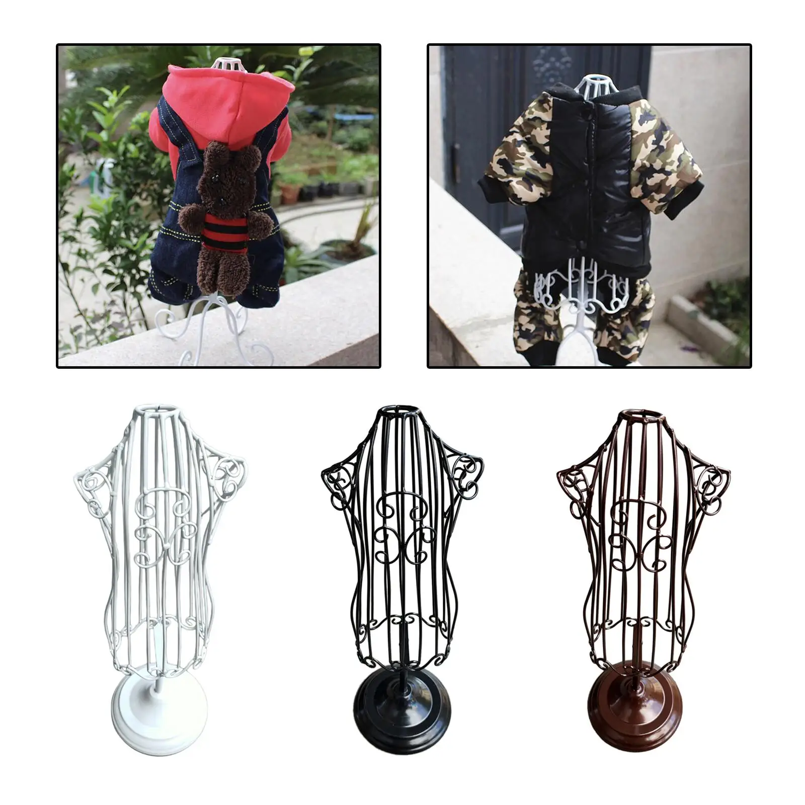 Attractive Dog Clothes Display Stand Hangers Stand Model Shop Supplies