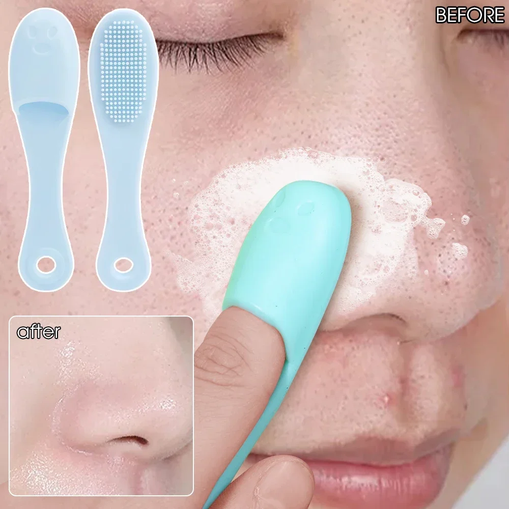 Best of Silicone Nose Brush Facial Pore Cleaner Portable Blackhead Double-sided Massage Brushes Beauty Cleaning Tool Facial Nasal Scrub Reviews & Tips