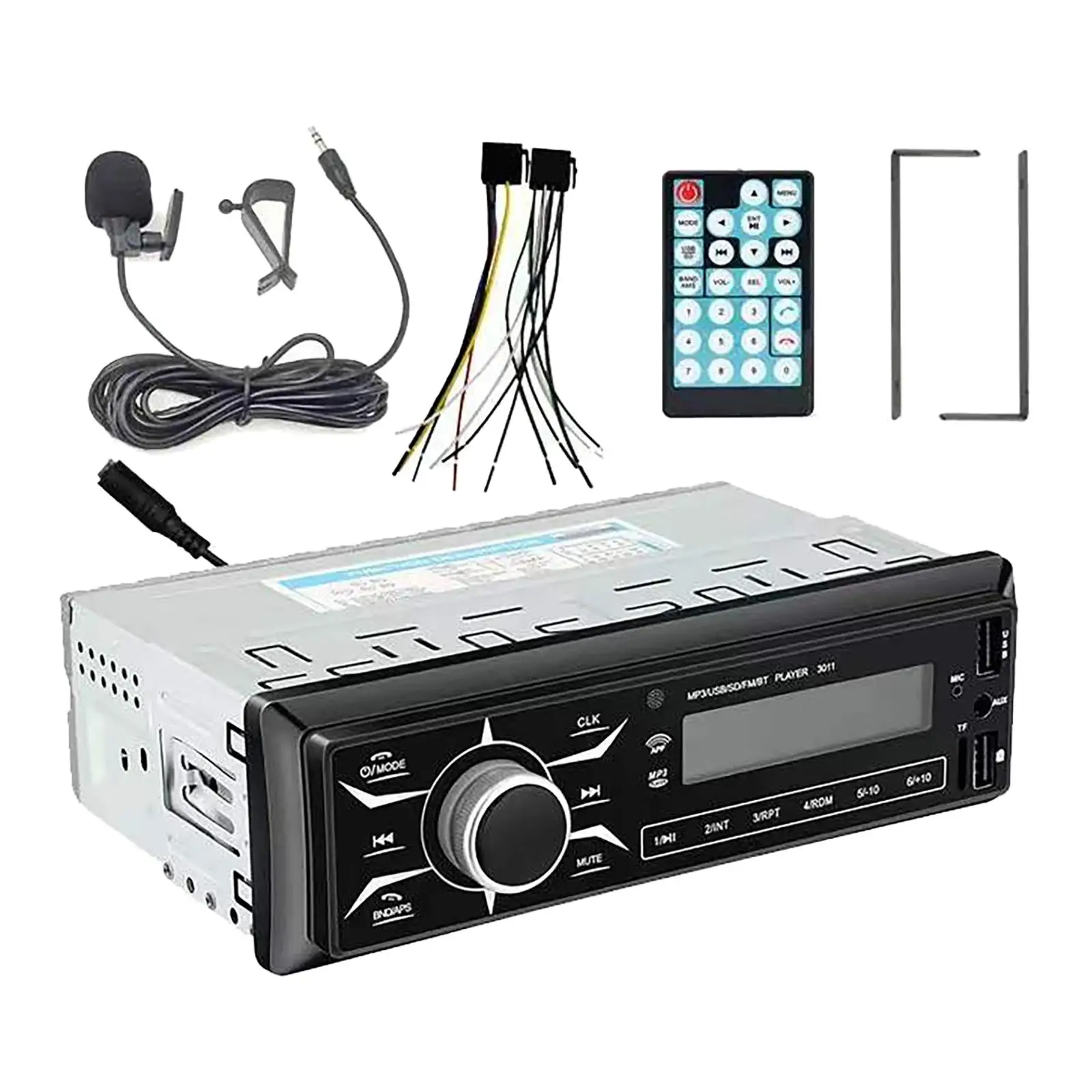 Bluetooth 4.0 Car MP3 Player 24V FM Radio Hands-Free Calling Audio Stereo Voice Assistant Music Transmitter for Vehicles Cars
